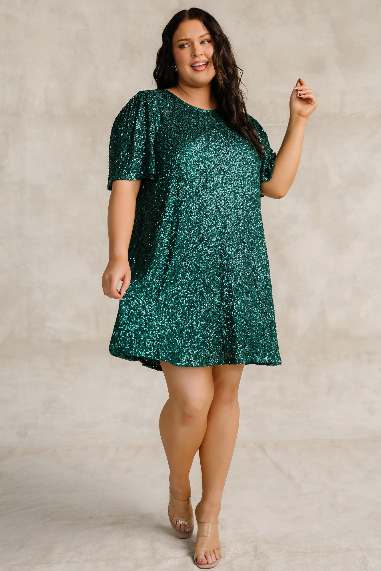 Kimber Sequin Shift Dress