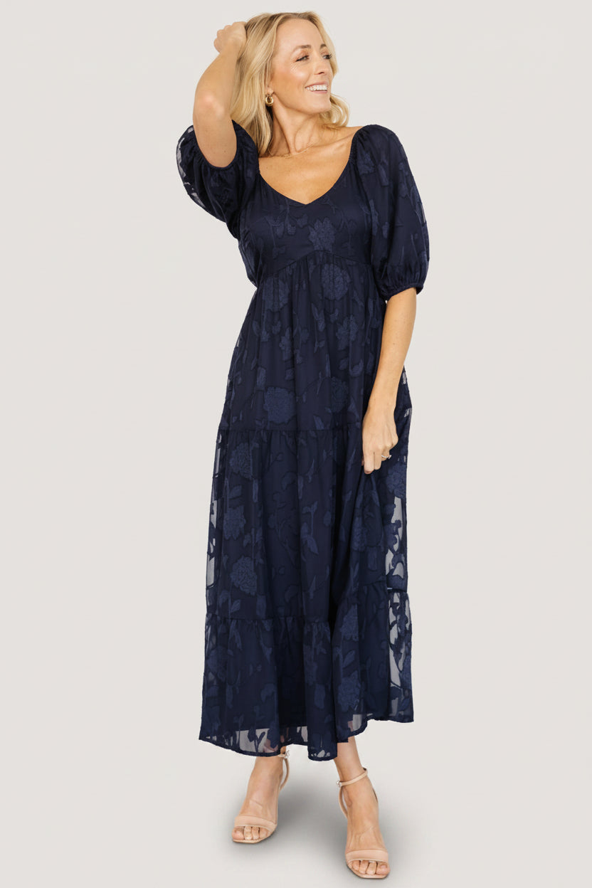 midnight blue plus size dresses Hayward Dress octobermarkdowns2025 Wallis Women's Sequin Velvet length gown offering opulence Color:Black-Cream