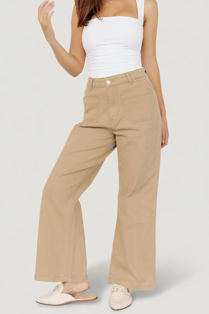 Emery Denim Pants | Natural