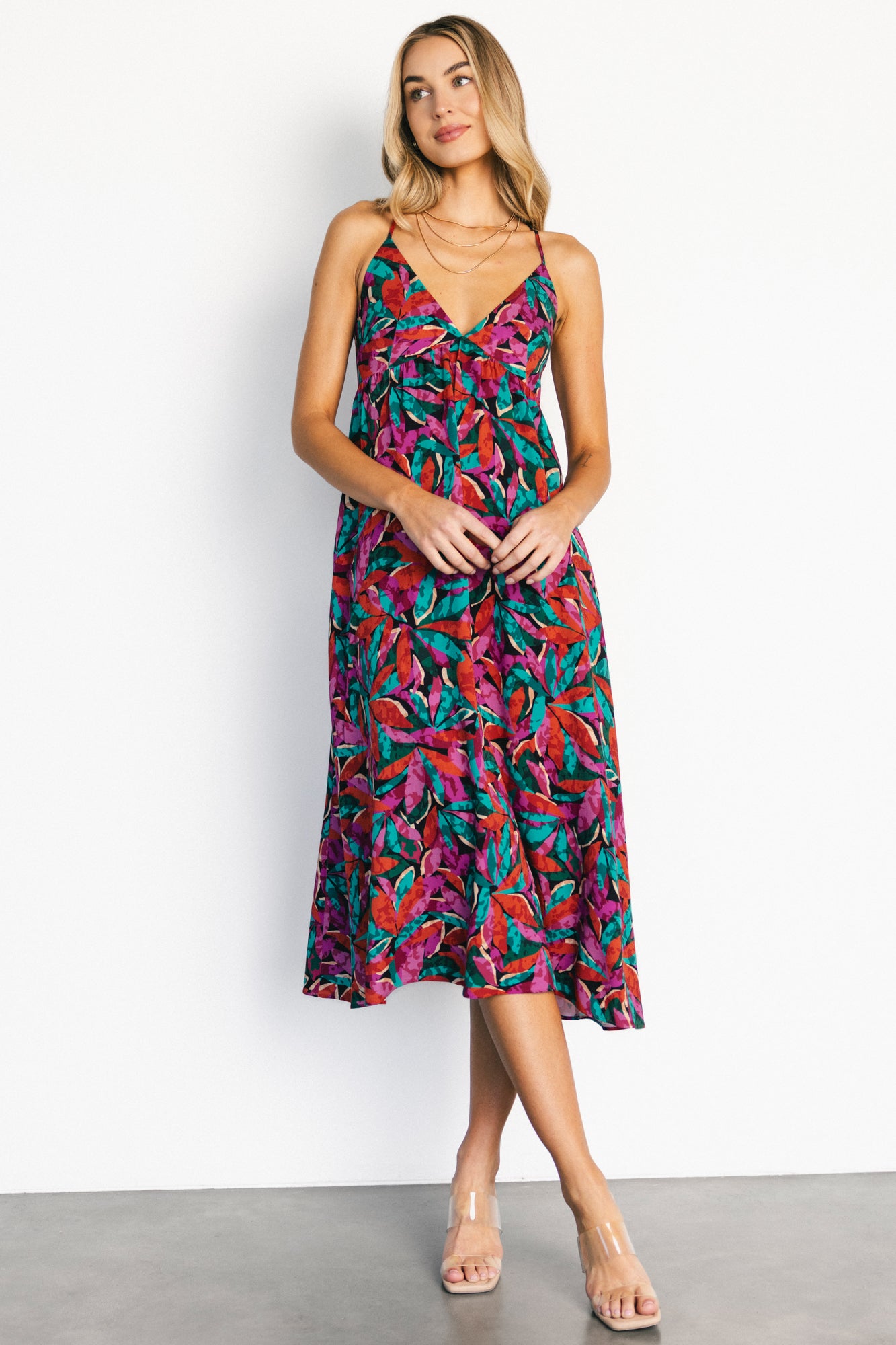 Granada Midi Dress | Multi Print