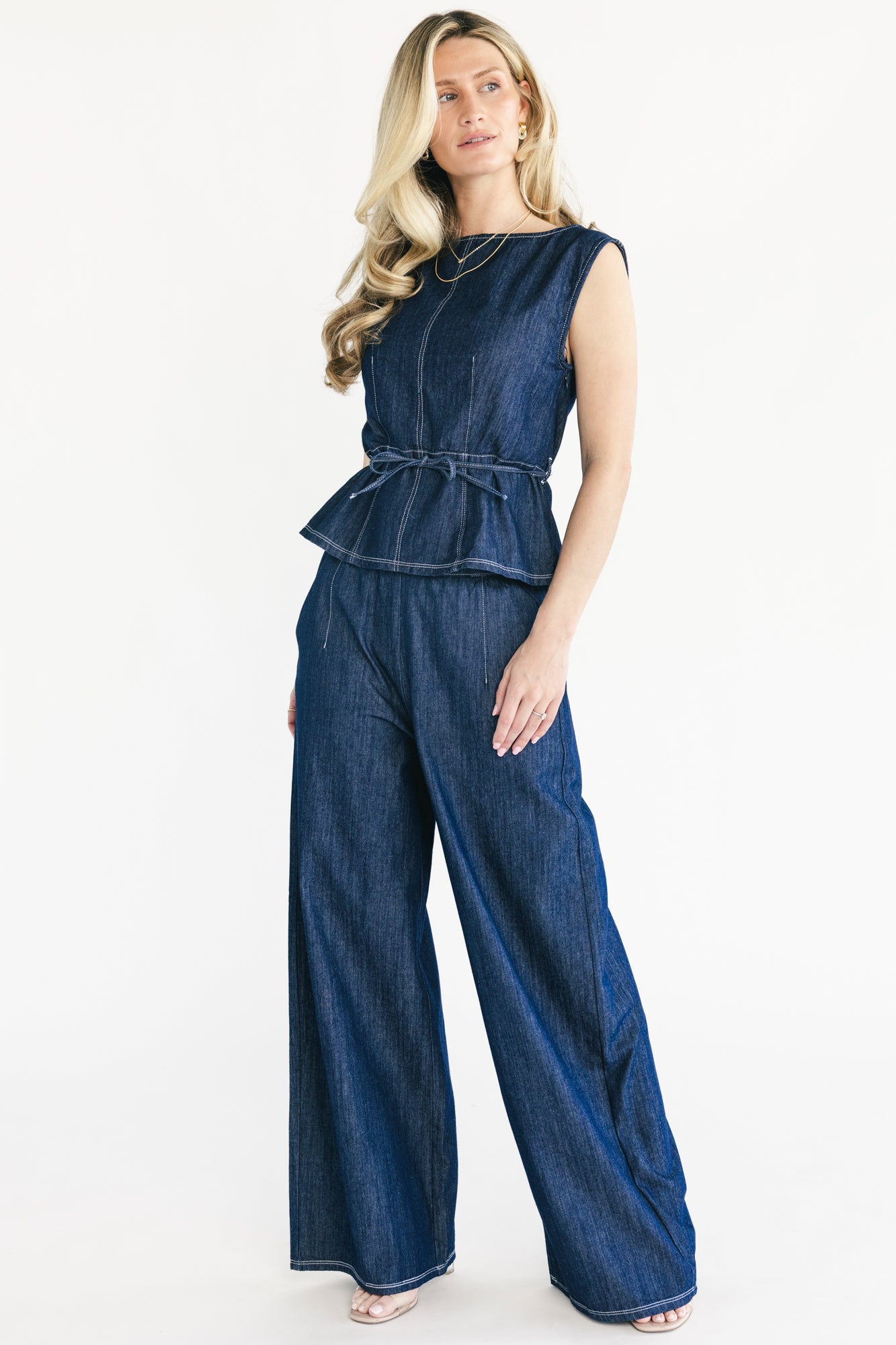 Xandria Top | Dark Denim