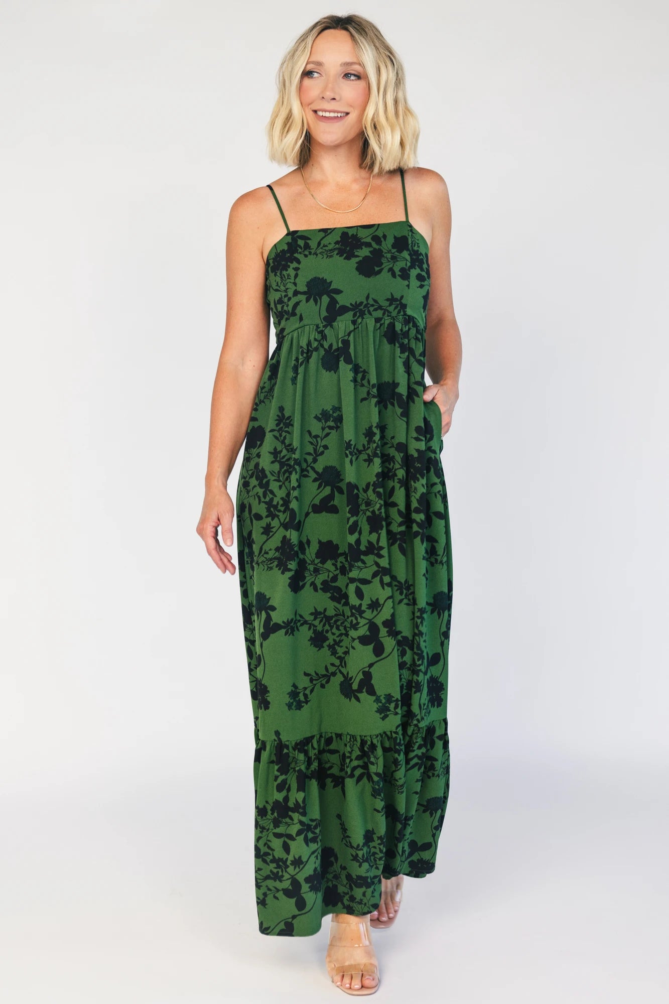 Rowan Tank Maxi Dress | Deep Olive