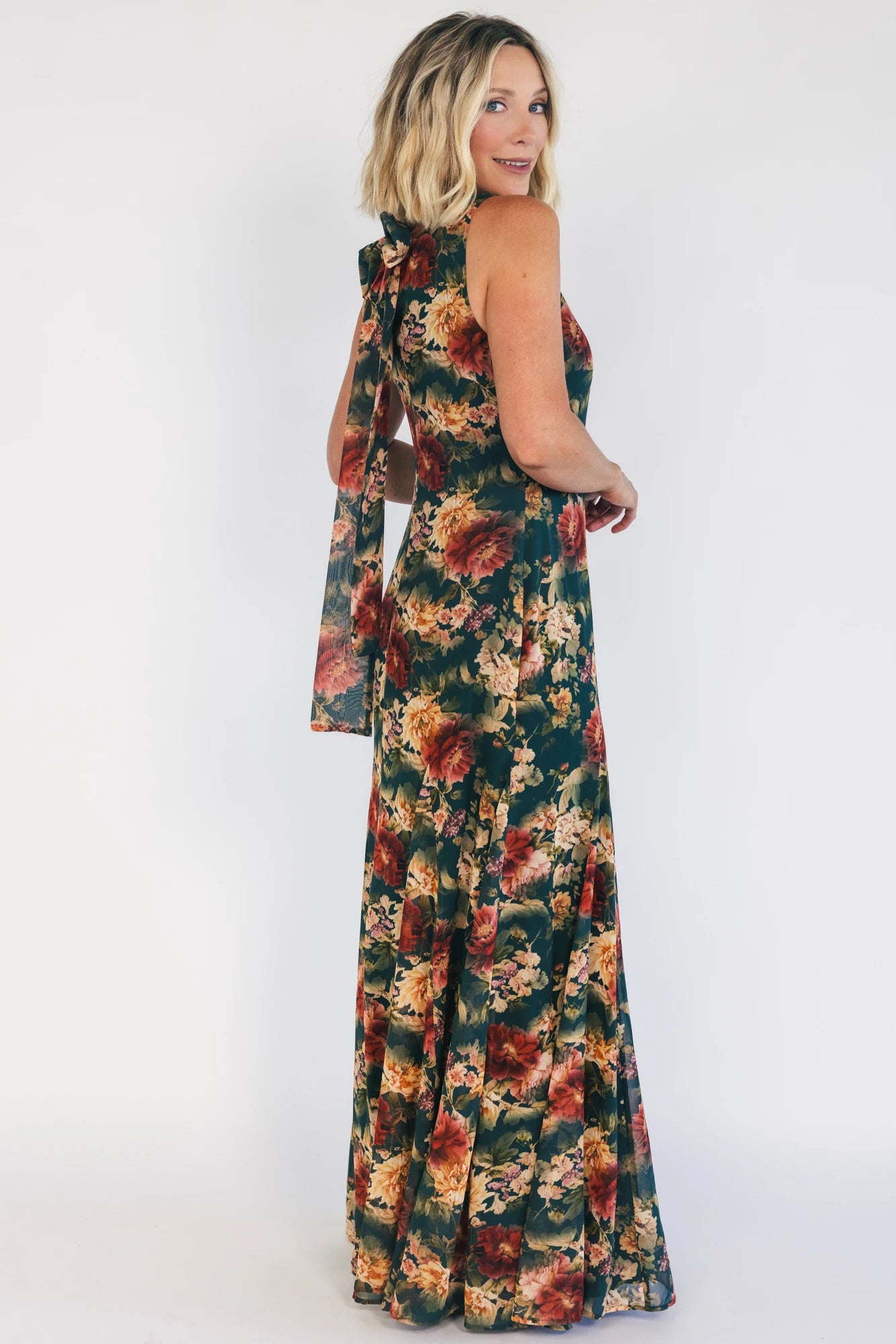 Rockefeller Maxi Dress | Topaz + Marsala Floral