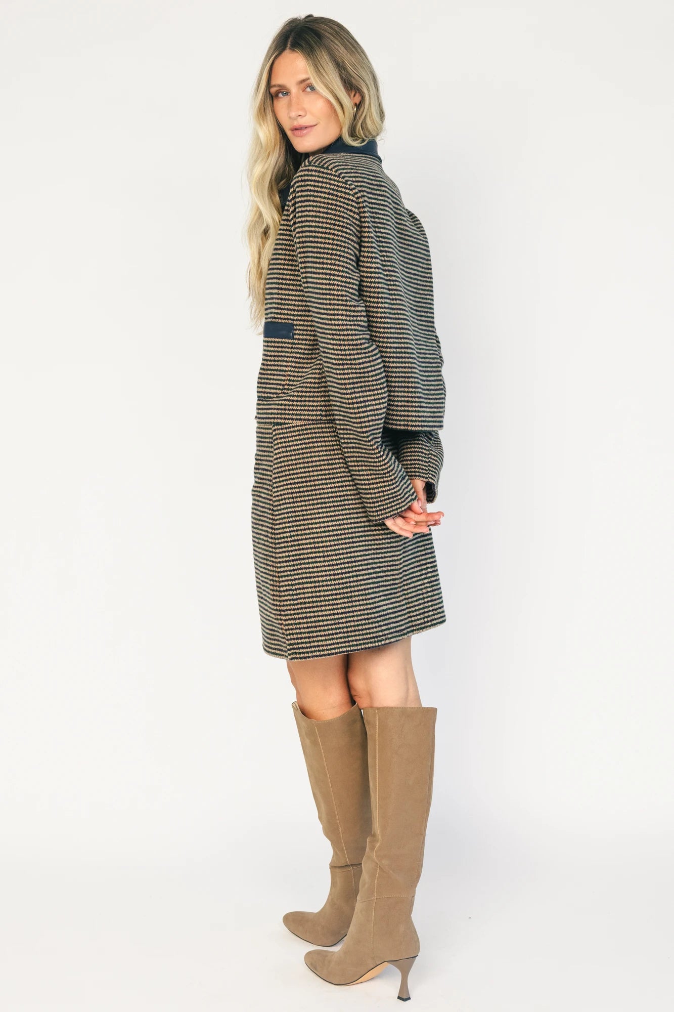 Gracey Set | Navy + Tan