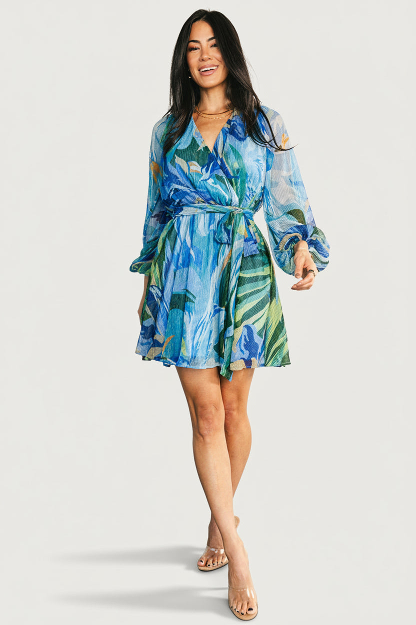 cobalt mini dress Baltic Born Womens Rev Mini Dress | Cobalt Multi