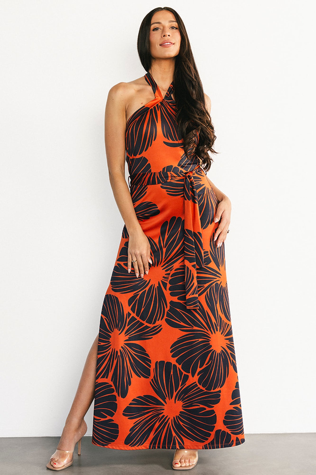 Palma Column Dress | Sienna + Navy