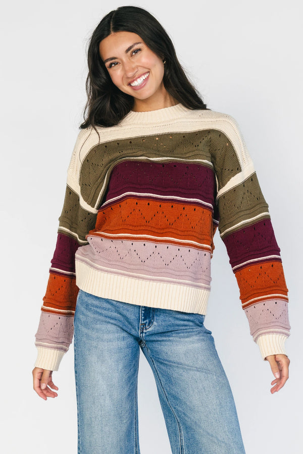 Hanover Sweater | Multi Stripe