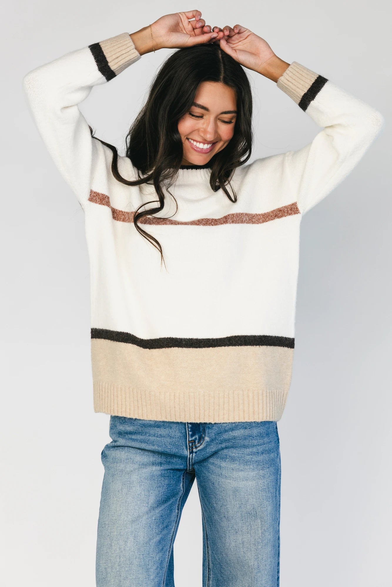 Stacey Sweater | Natural Multi