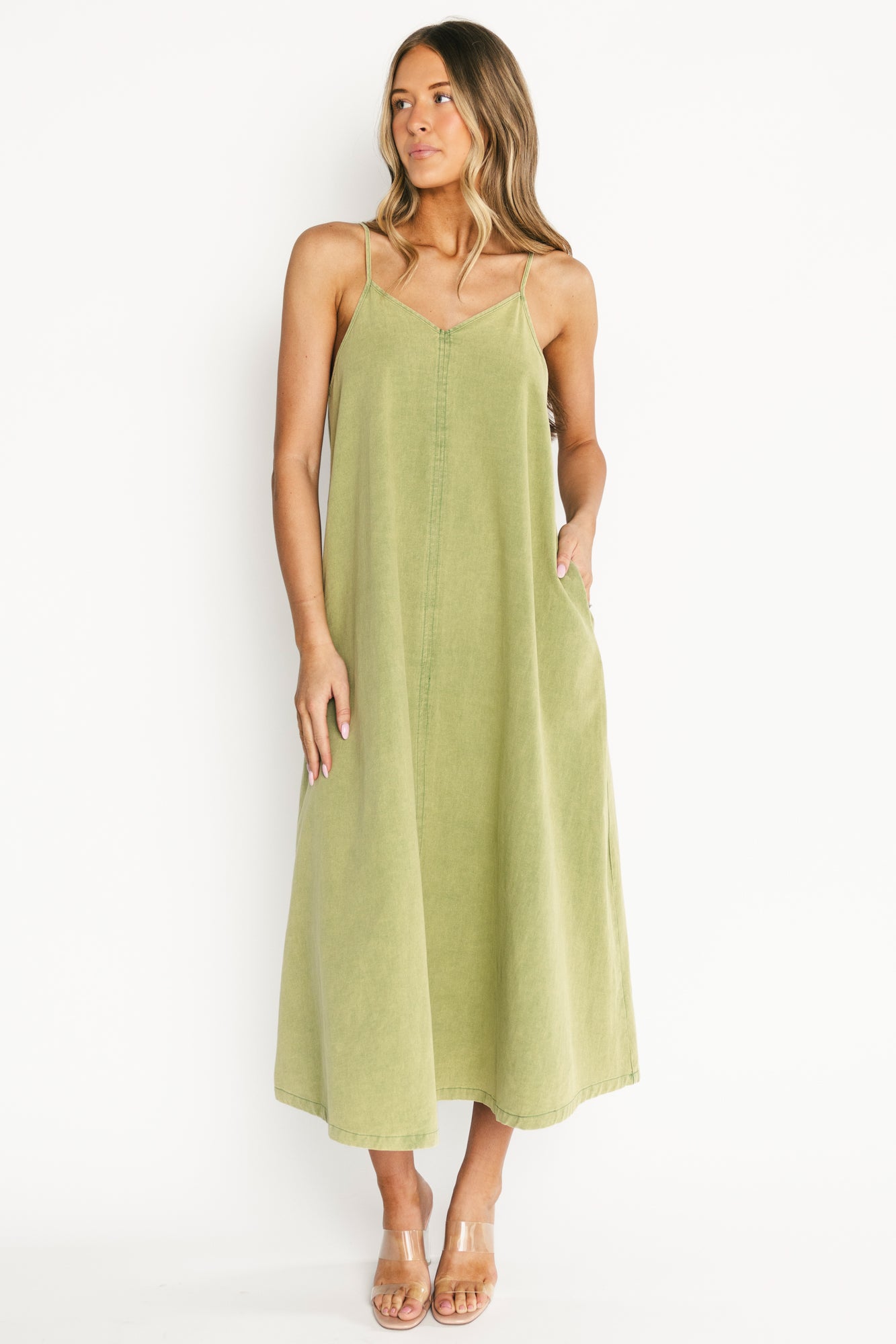 Baltic Born Womens Marcia Maxi Dress | Green | Size: Small