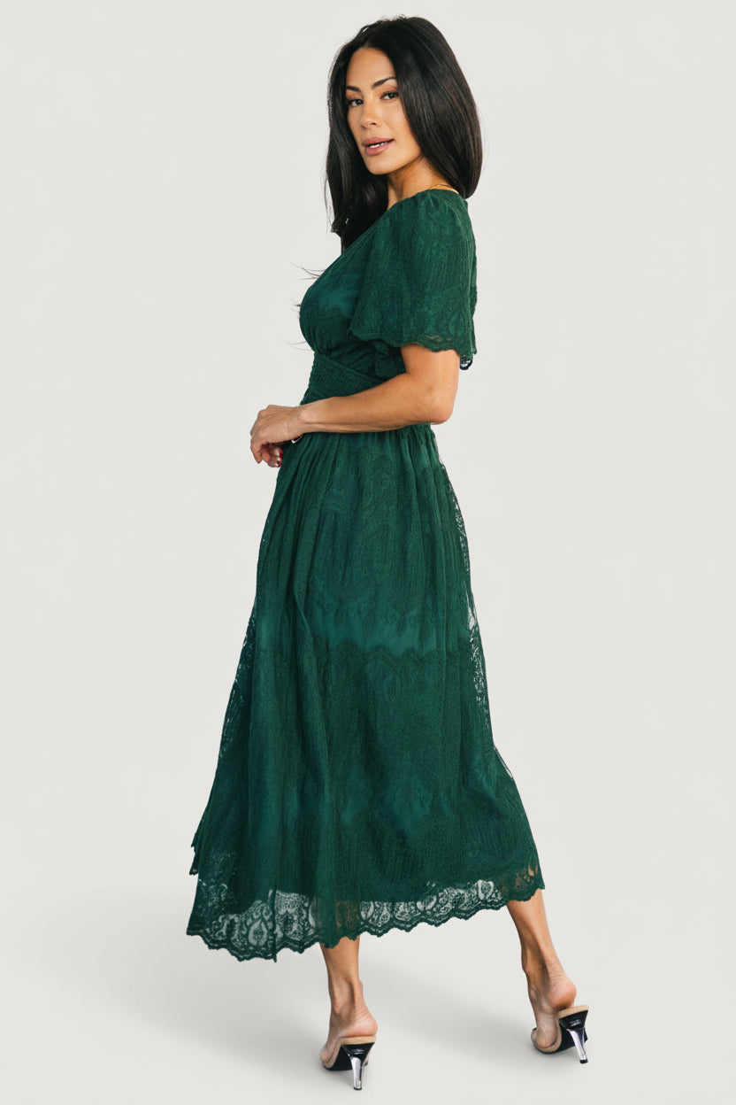 Milena Midi Dress | Green