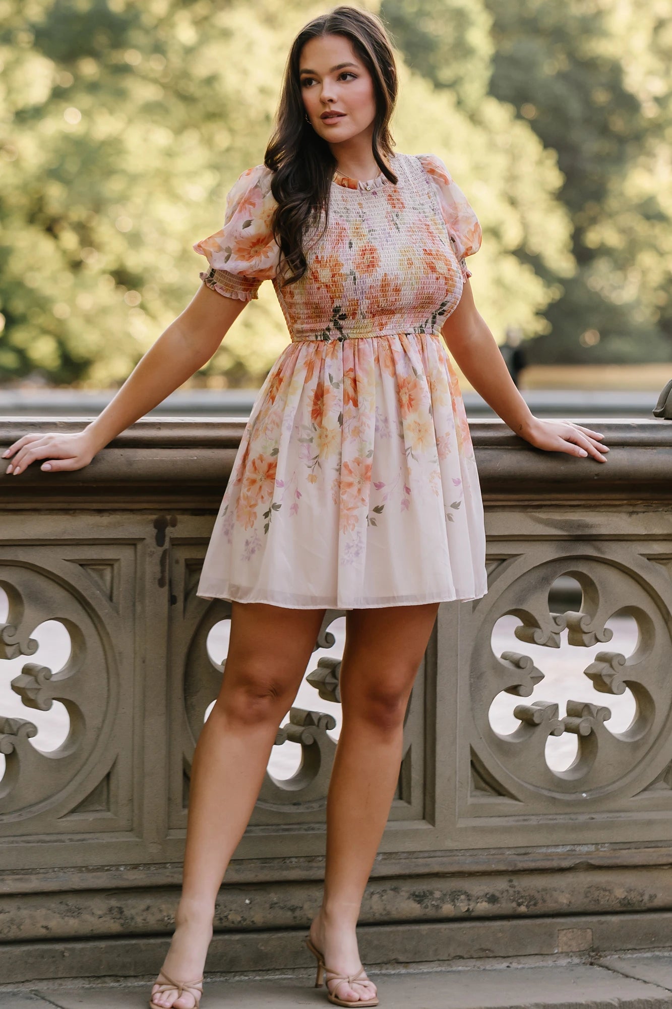 floral short cocktail dress Short A Line Corset Cocktail Dress Amarra 89004