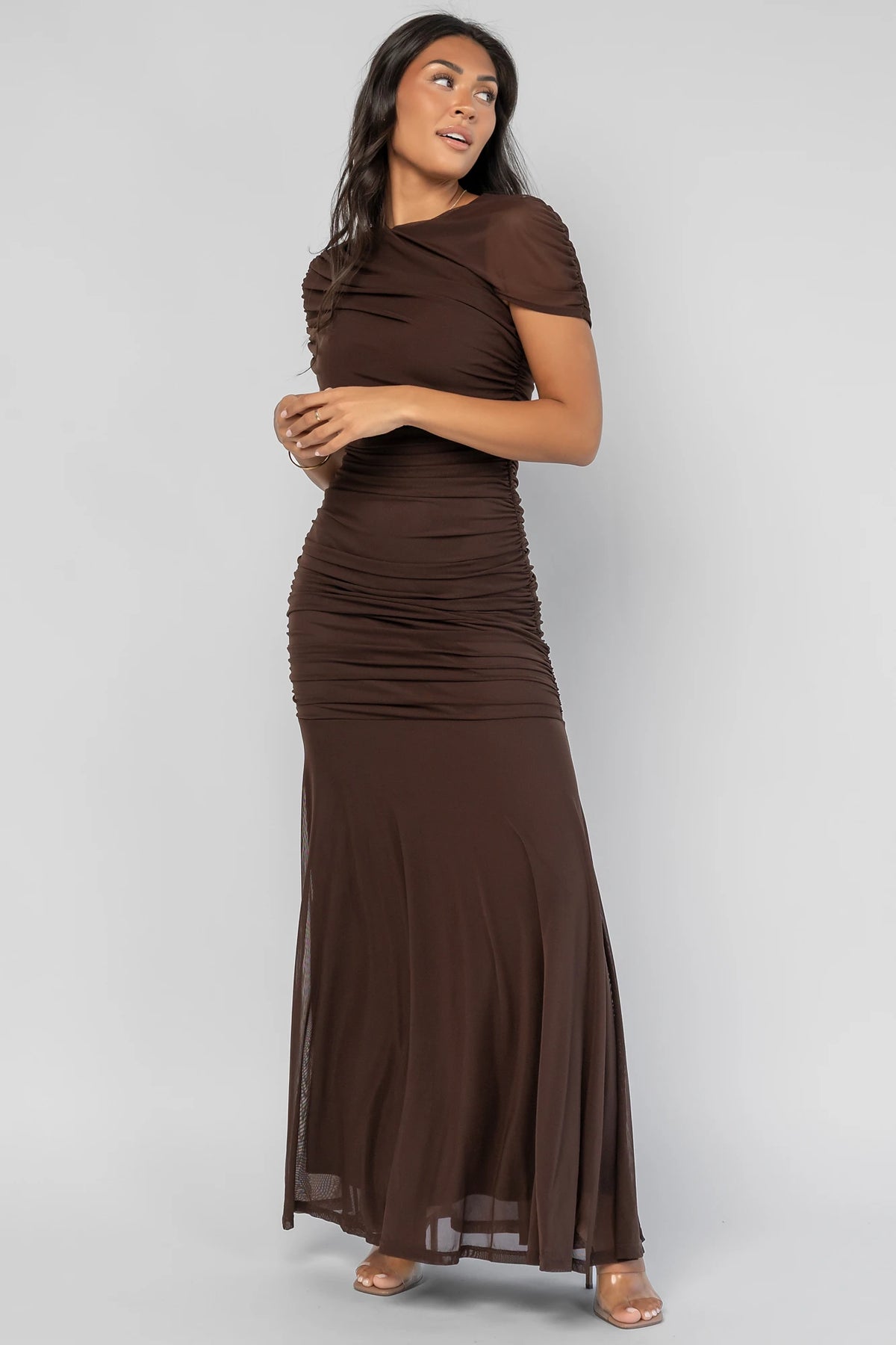 Serenade Maxi Dress | Dark Brown