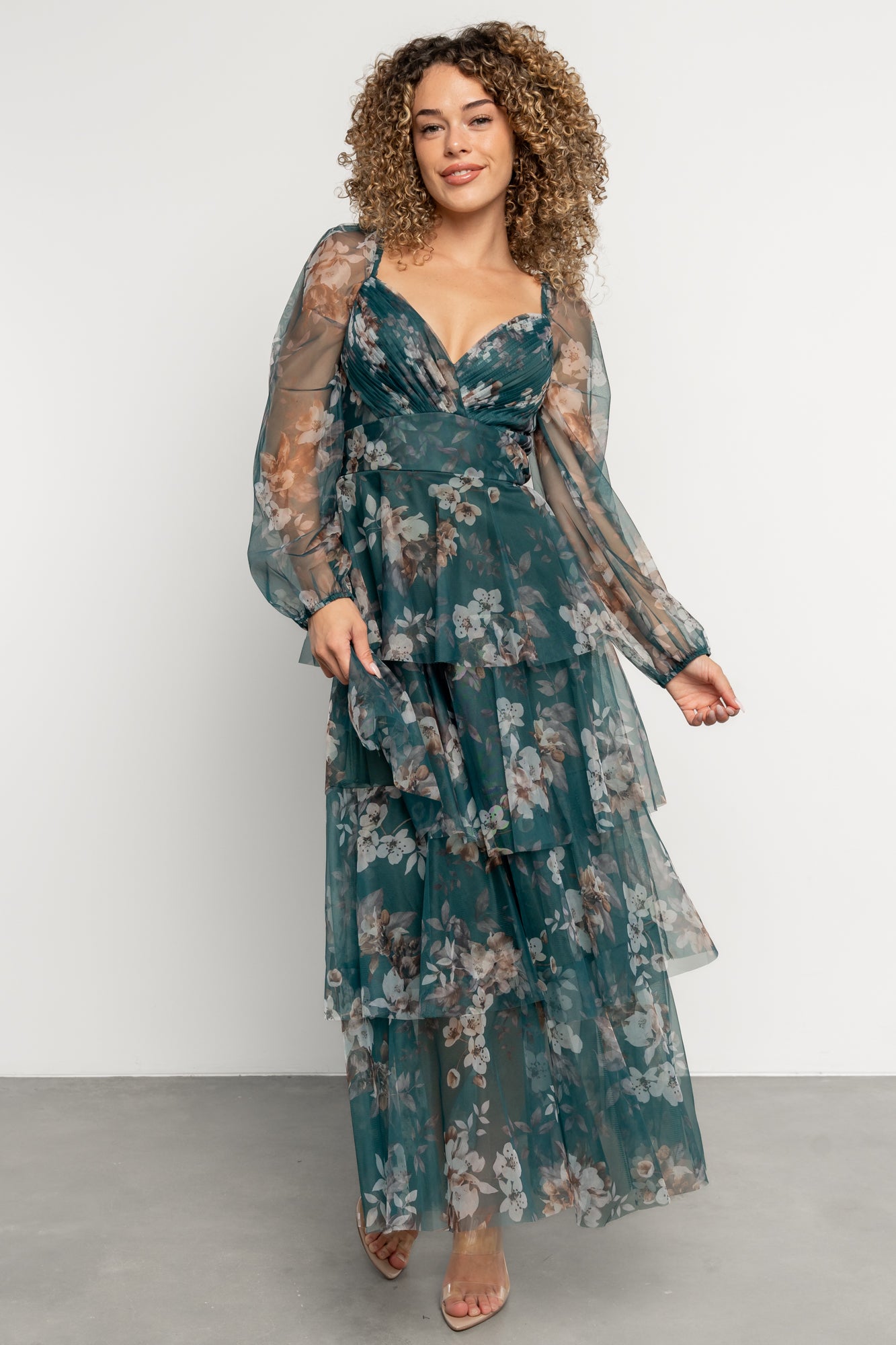 chinese dress ladies Tessa Tiered Maxi Dress