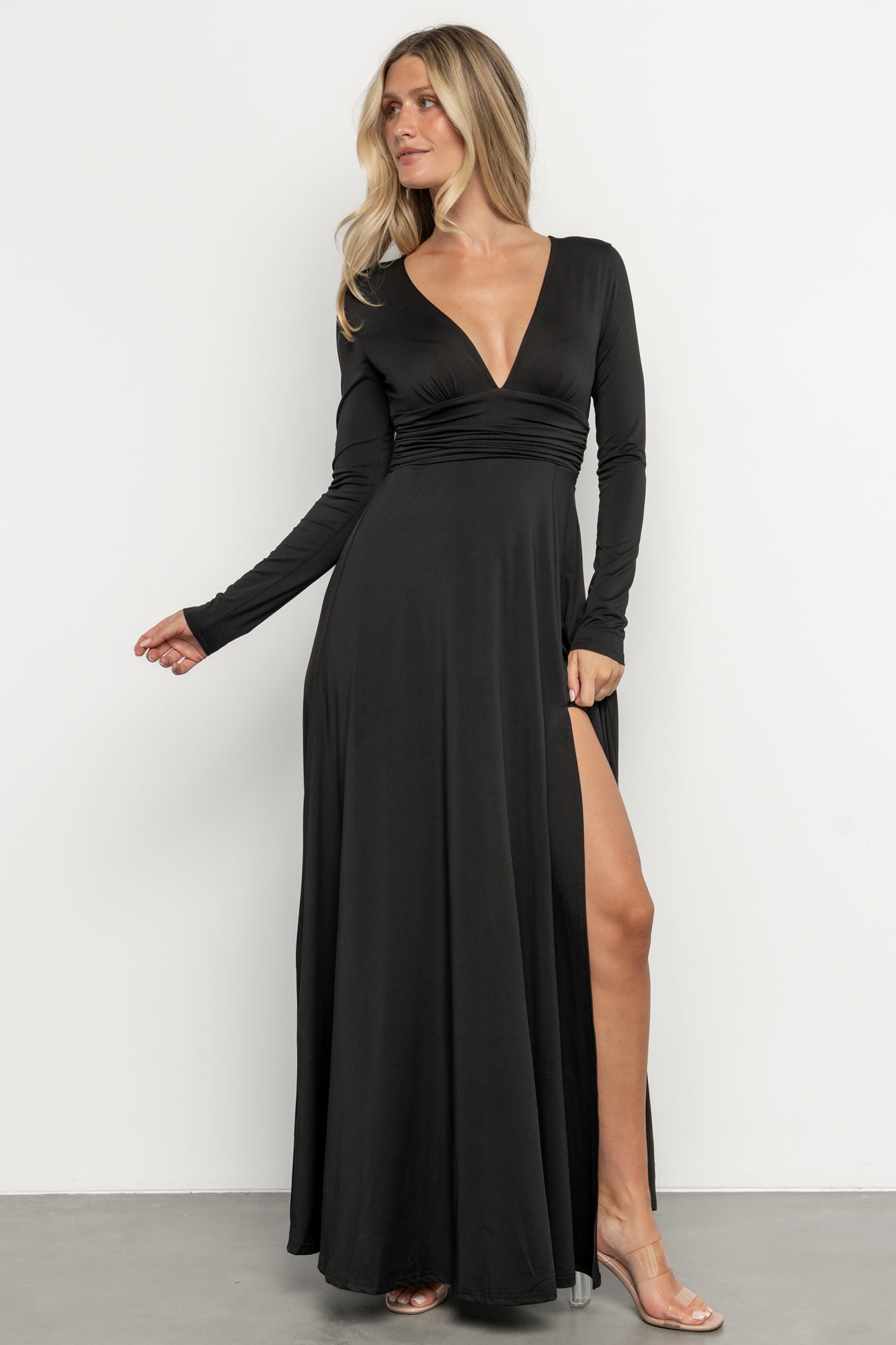 Baltic Born Womens Arianna Maxi Dress | Black | Size: 2XL