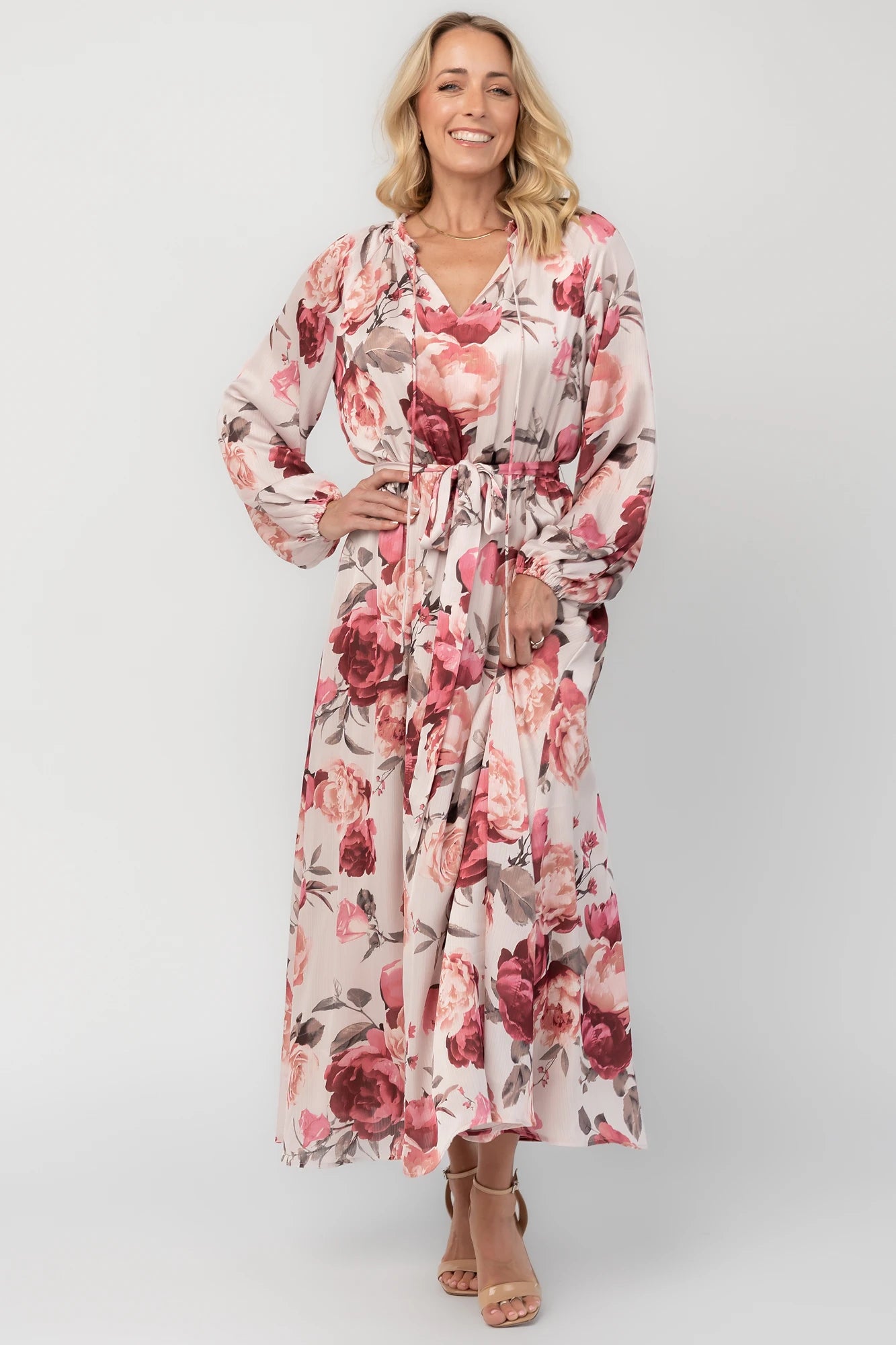 Bellemere Maxi Dress | Rose Floral