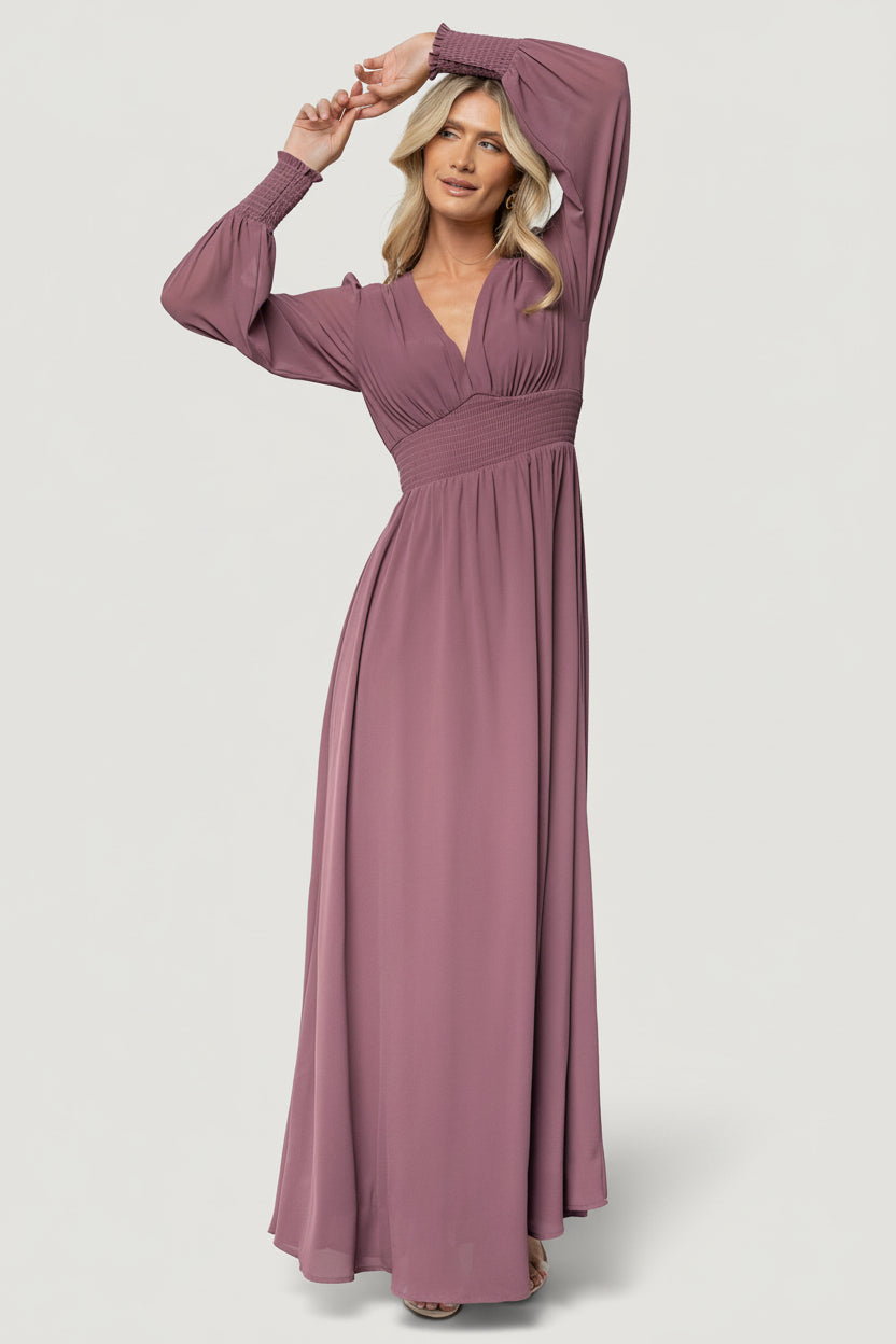 Baltic Born Womens Olivia Maxi Dress | Vintage Plum | Size: Medium Baltic Born Womens Olivia Maxi Dress | Vintage Plum | Size: Medium