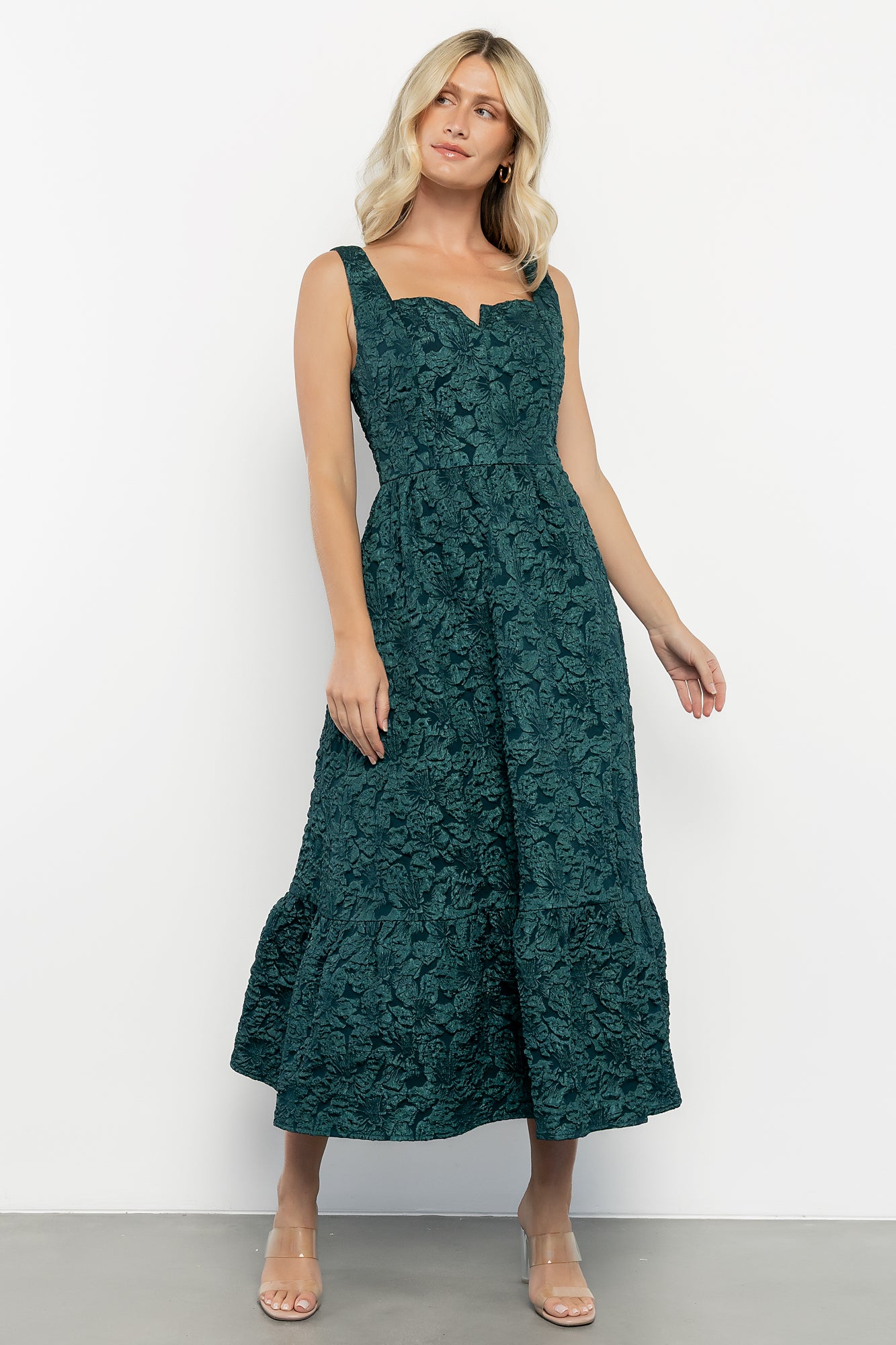 Maura Midi Dress | Green