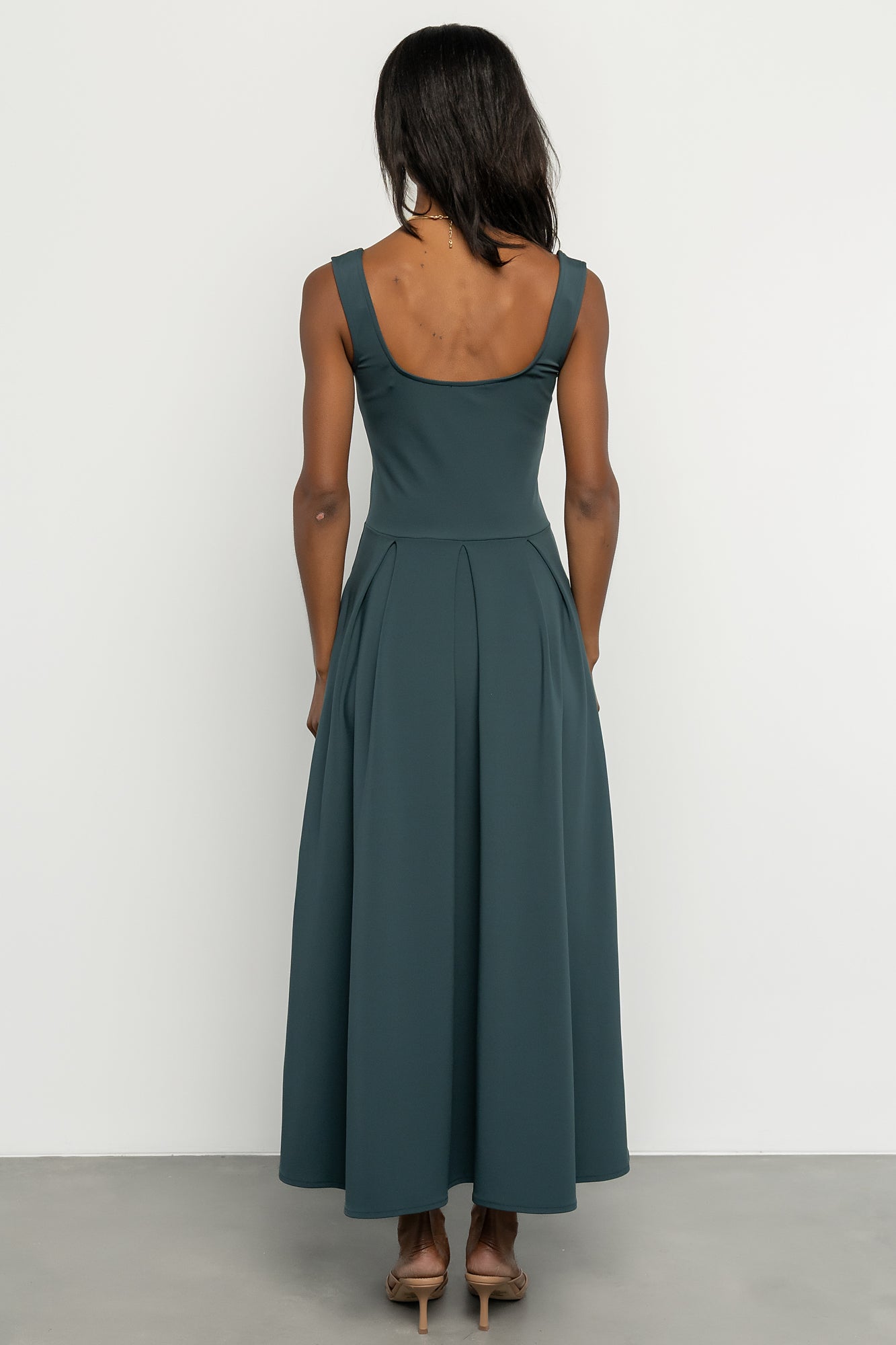 Giavanna Maxi Dress | Dark Green