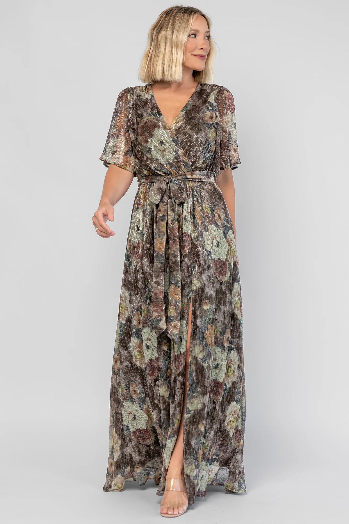 Rachel Maxi Dress | Green Multi