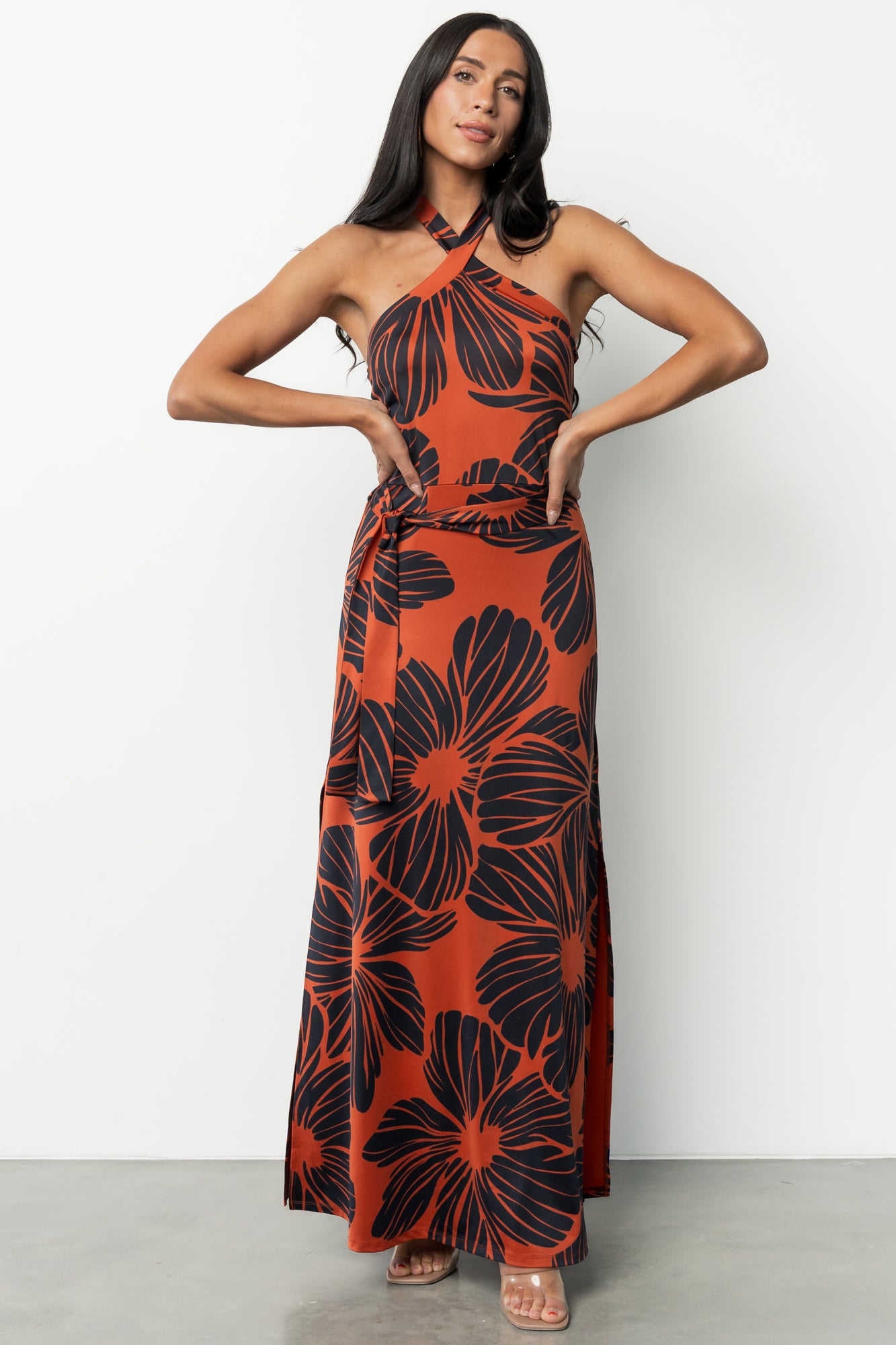 Palma Column Dress | Sienna + Navy