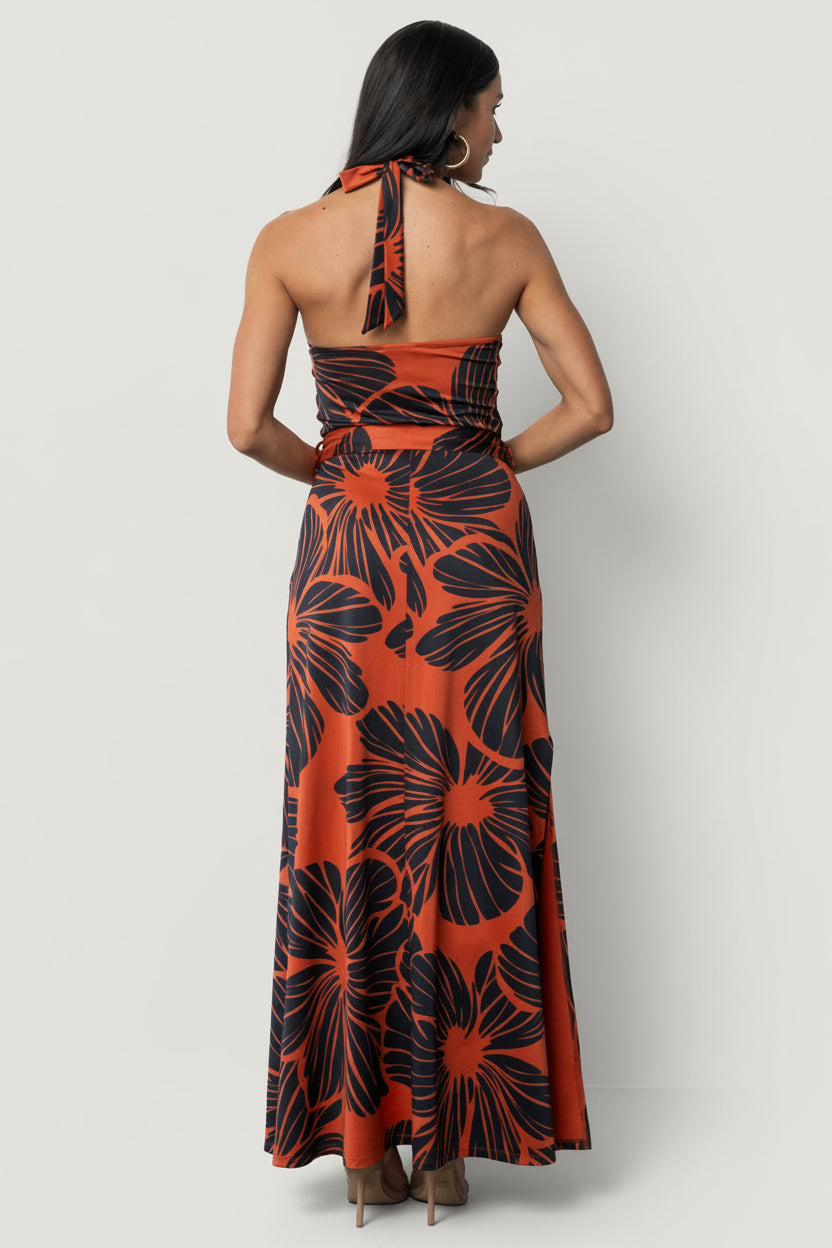 Palma Column Dress | Sienna + Navy