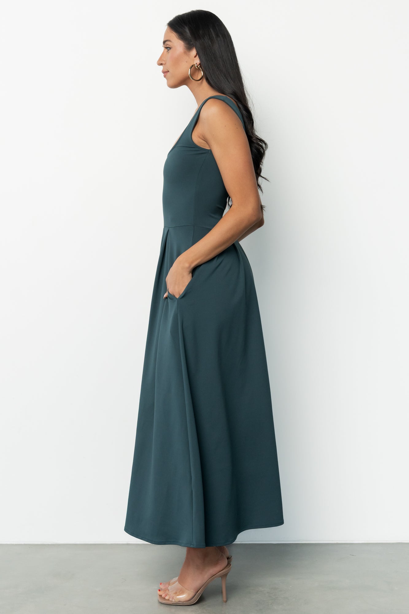 Giavanna Maxi Dress | Dark Green