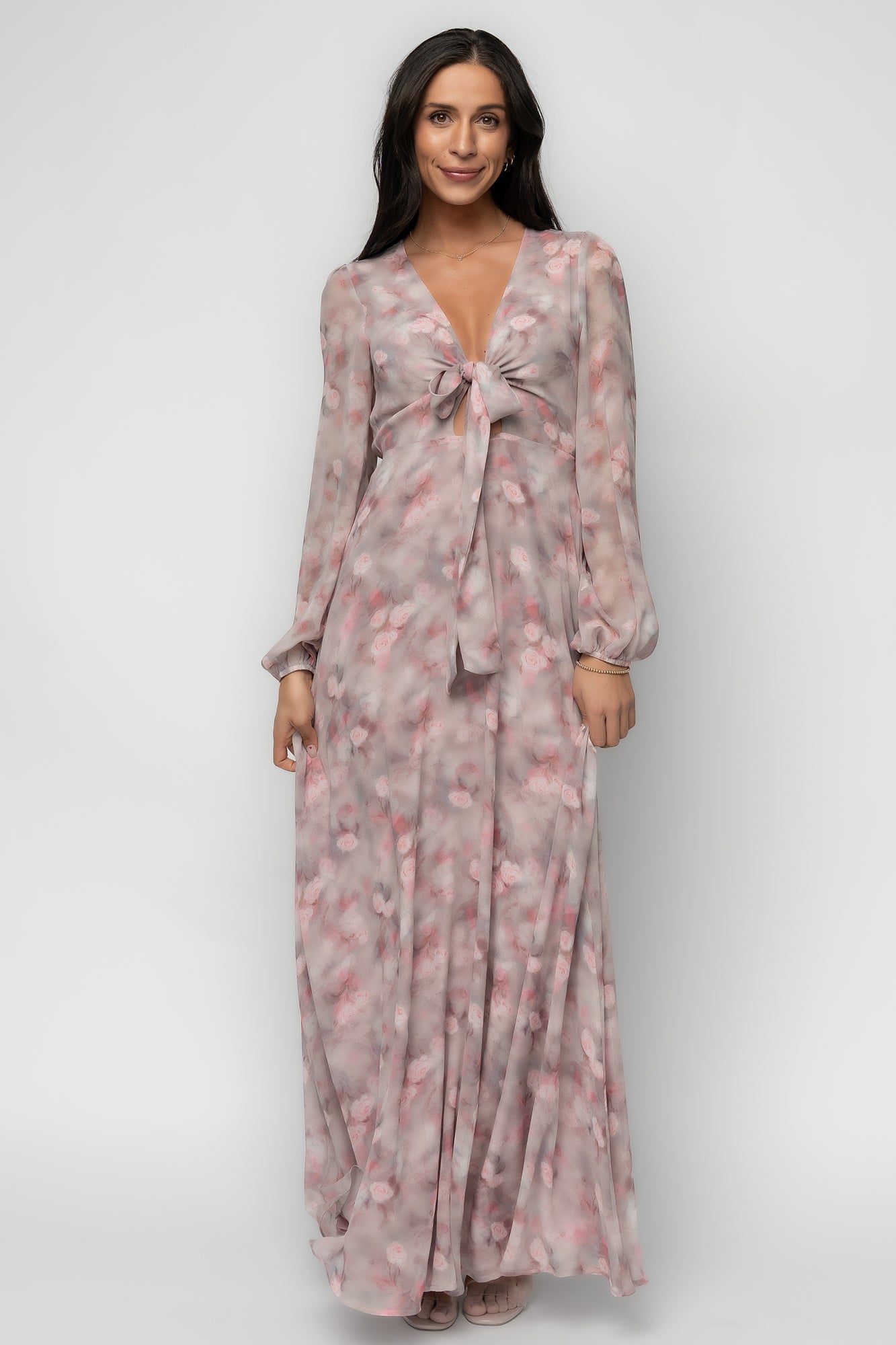 Ensley Maxi Dress | Dusty Rose Floral Ensley Maxi Dress | Dusty Rose Floral