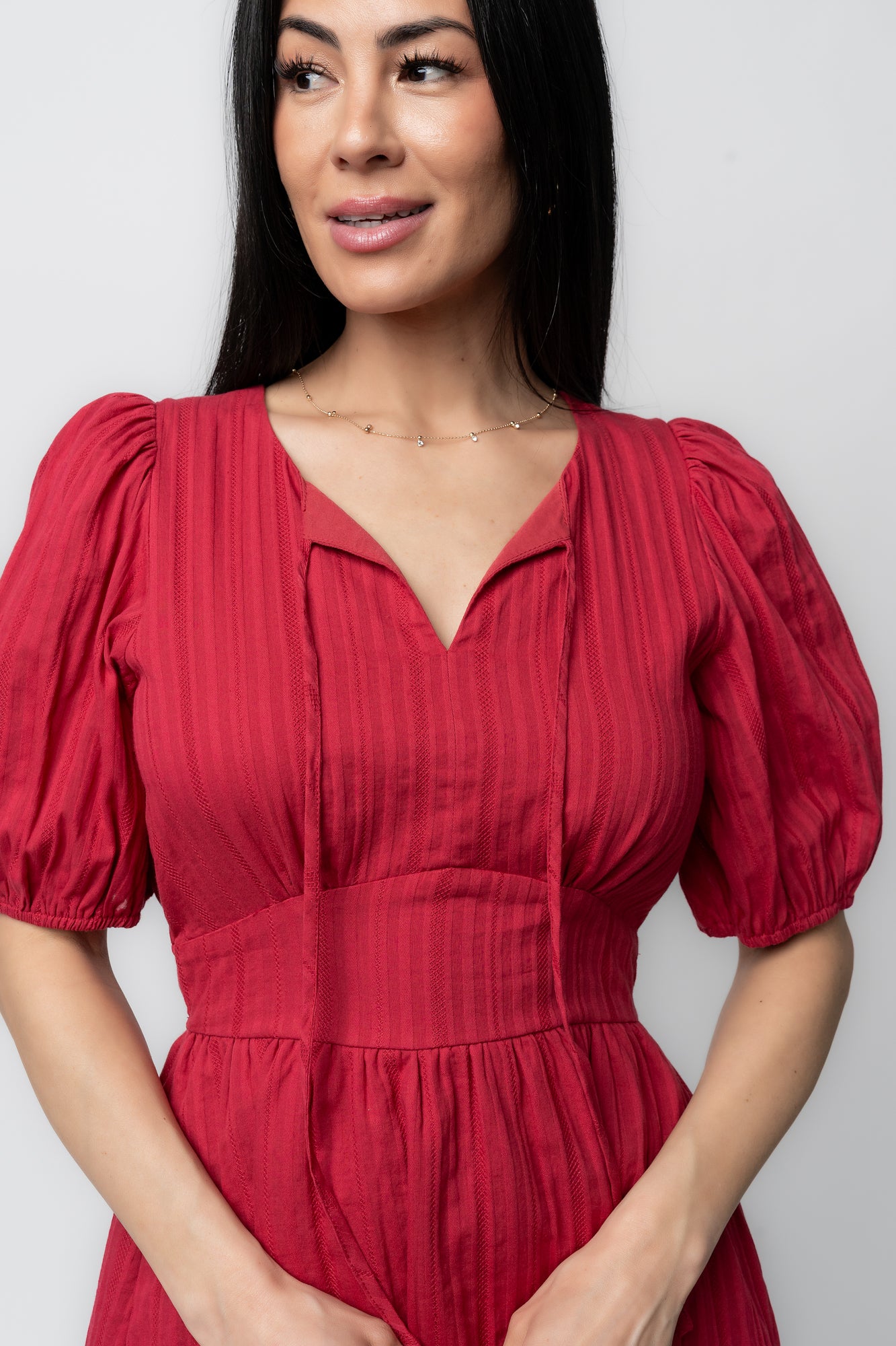 Hayley Short Dress | Red