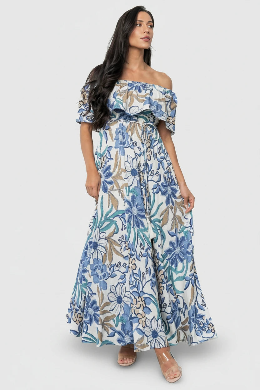 Valentina Off Shoulder Maxi Dress