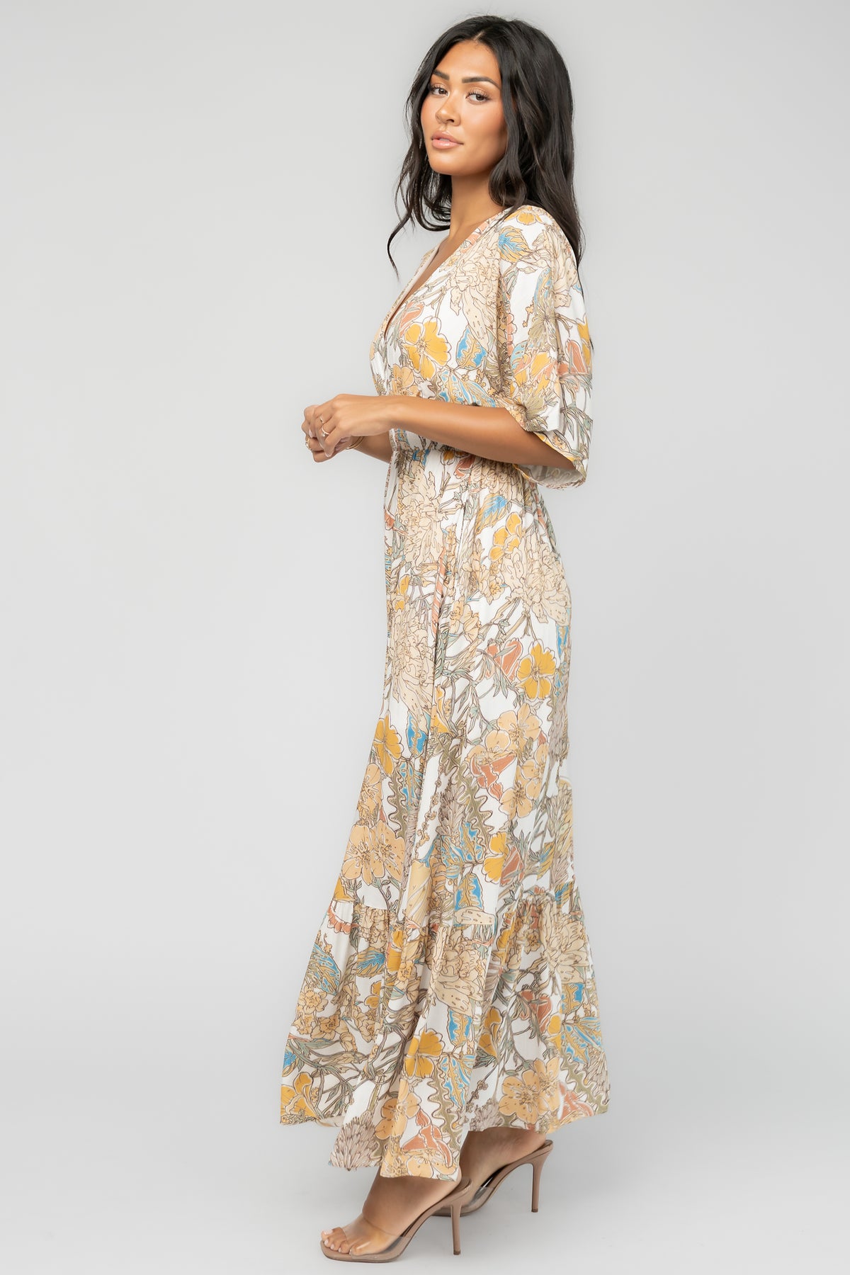Christiana Maxi Dress | Multi Print