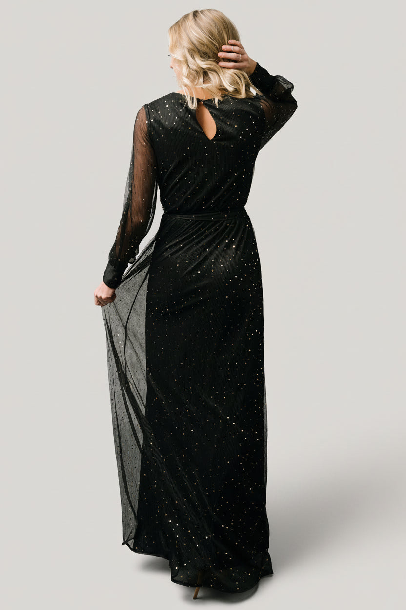 Abigail Sparkle Gown | Black