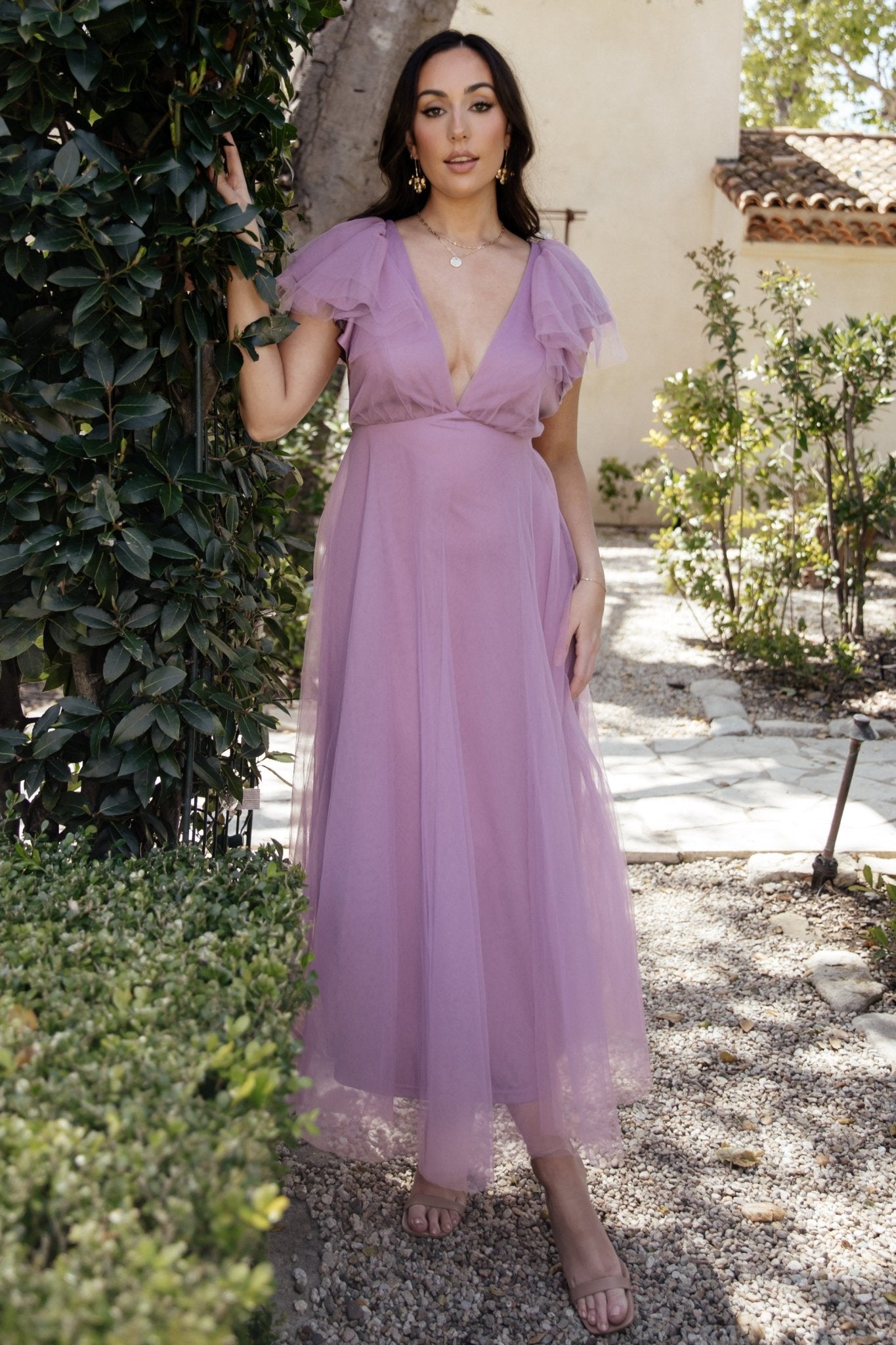 Annabella Tulle Dress Lavender - Main Image