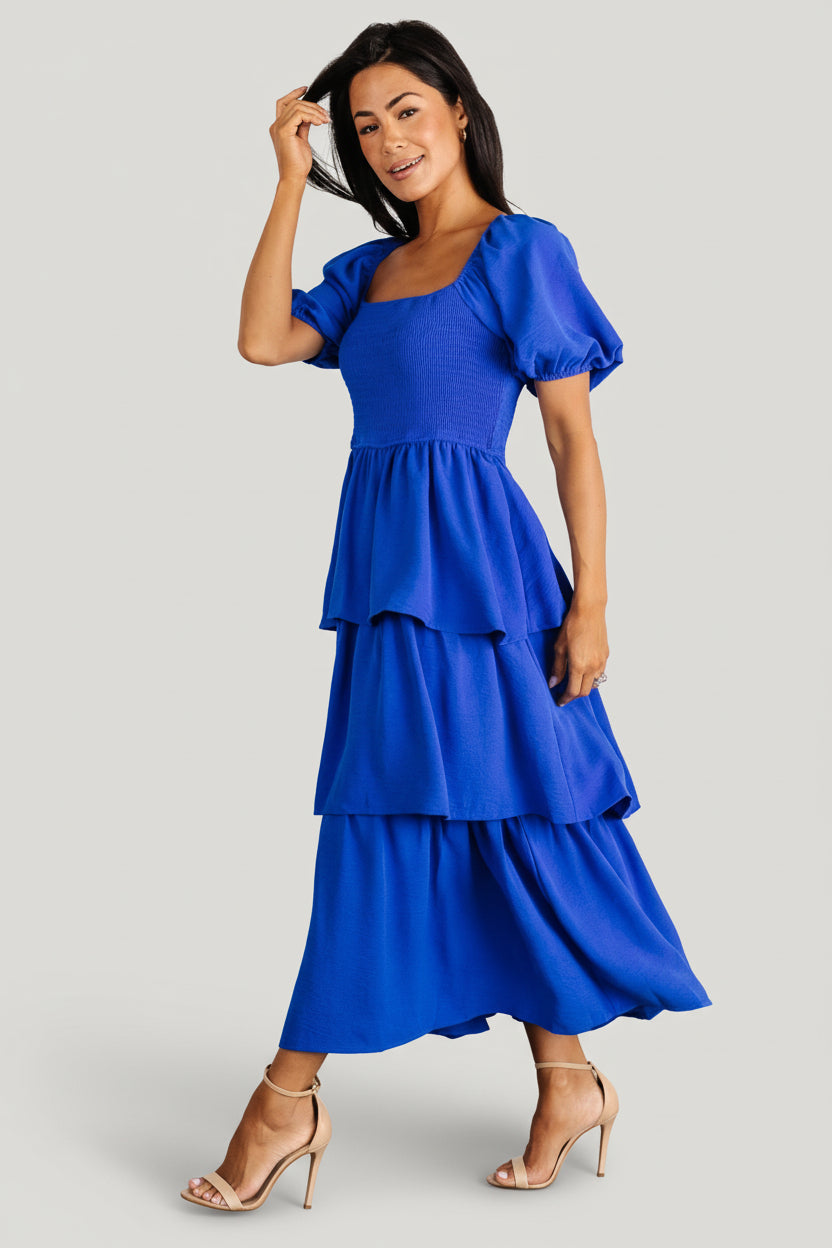 Ashbourne Tiered Dress | Cobalt Ashbourne Tiered Dress | Cobalt