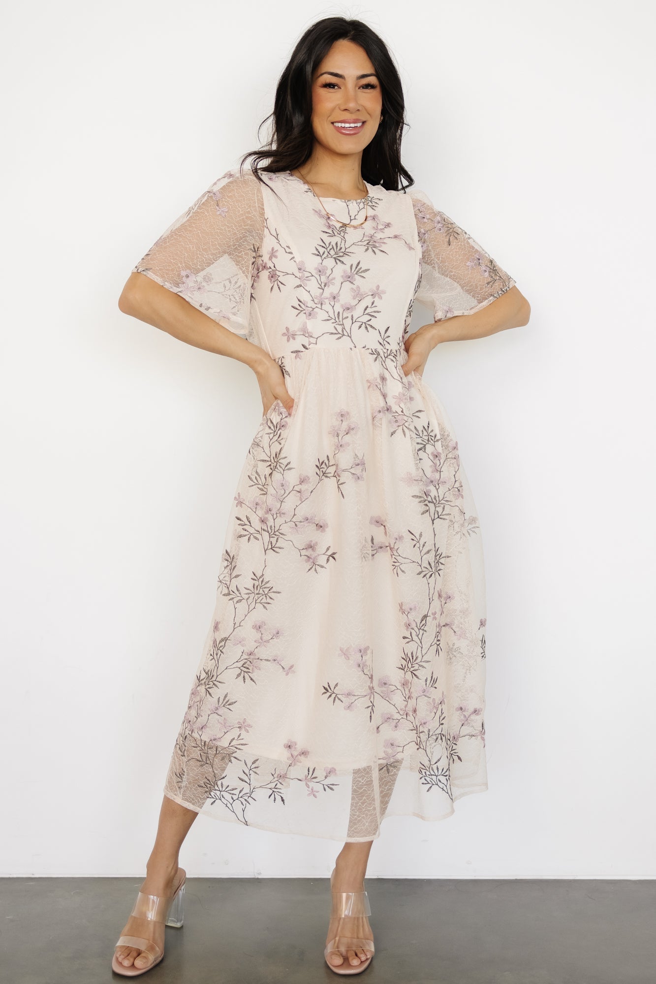 Black Floral Sheer Floral Embroidered Midi Dress Plus Size Floral Midi Dress Plus Size V Neck Black Floral Sheer Floral Embroidered Midi Dress Plus Size Floral Midi Dress Plus Size V Neck