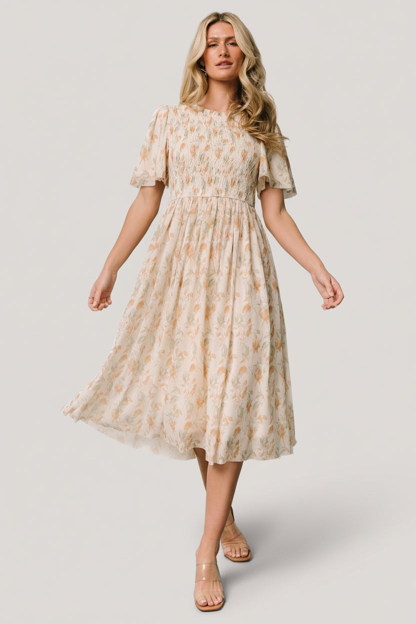 Bailey Smocked Midi Dress