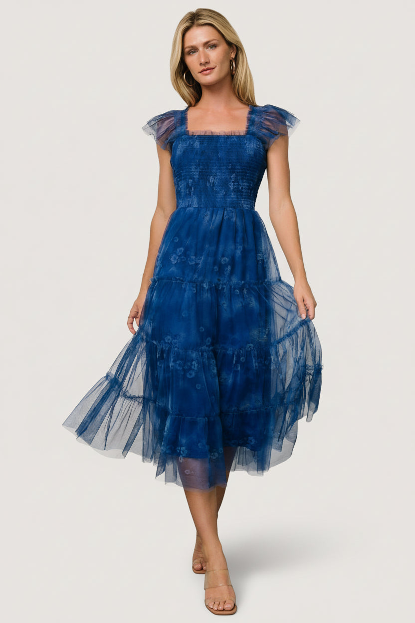 Clementine Tulle Midi - Smocked & Tiered | Baltic Born 3XL Clementine Tulle Midi - Smocked & Tiered | Baltic Born 3XL