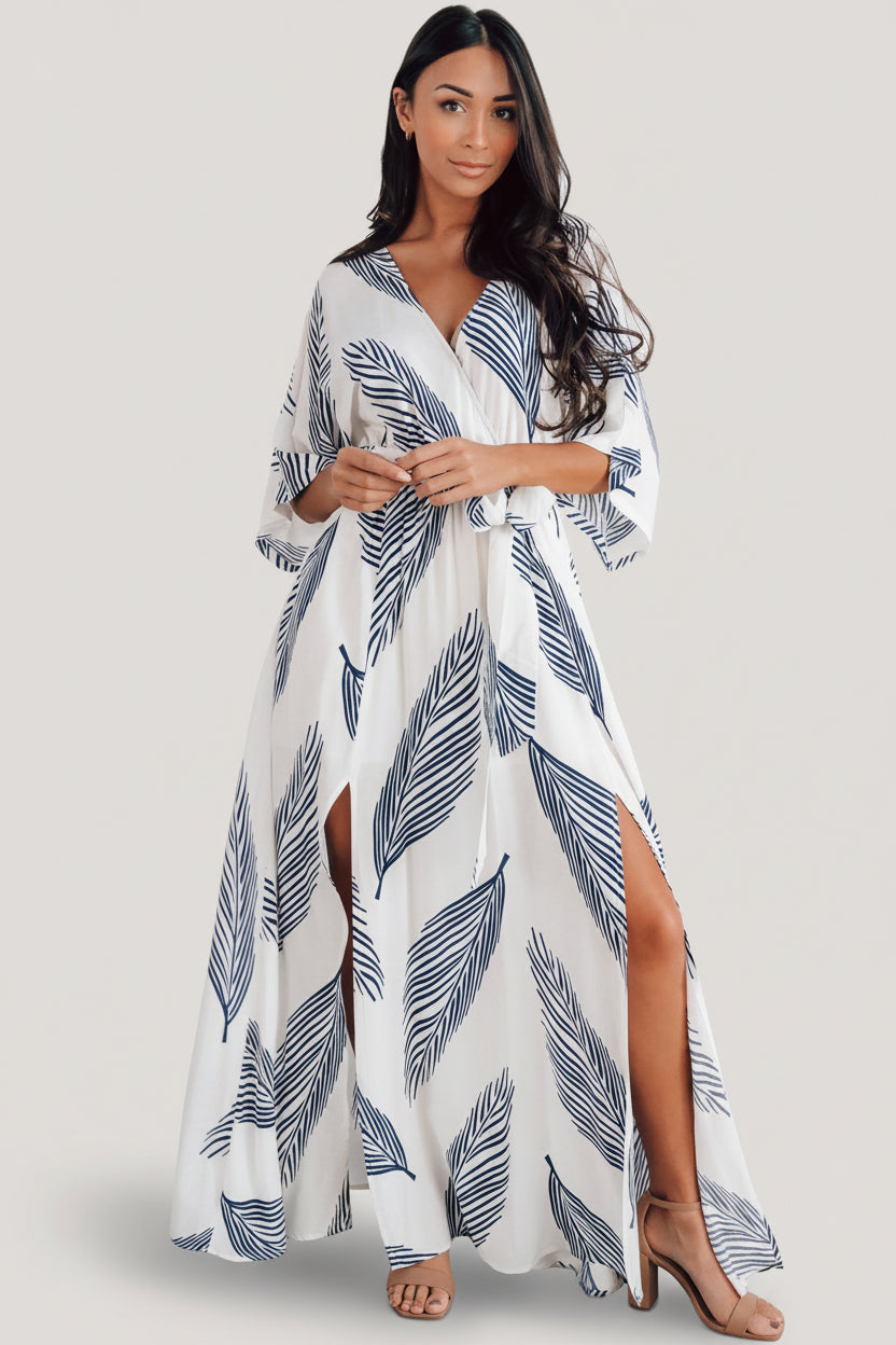 corinth maxi dress Corinth Maxi Dress | Navy Print