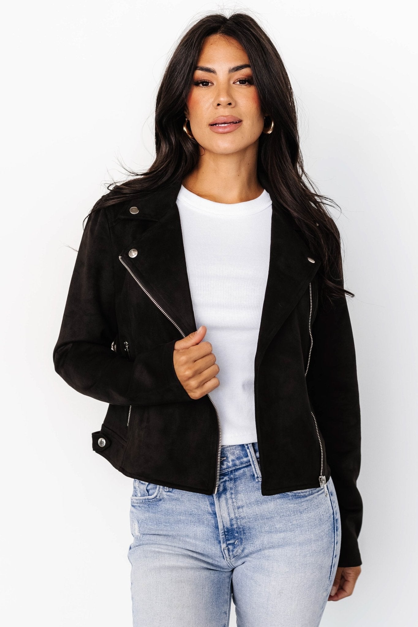 Suede like on sale style jacket small