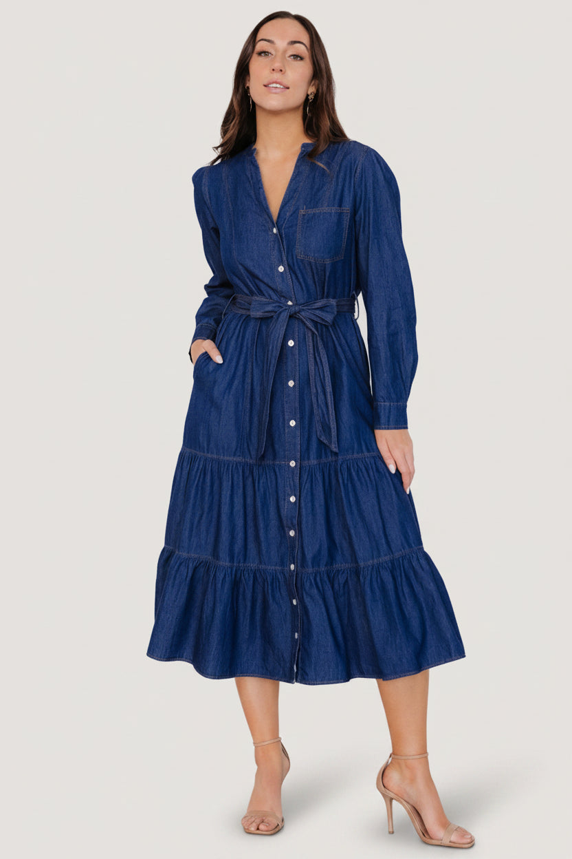 Abercrombie Denim Shirt Dress Button-Down Denim Dress: Stylish, Versatile Flattering! Elevate Your Wardrobe Bella Abercrombie Denim Shirt Dress Button-Down Denim Dress: Stylish, Versatile Flattering! Elevate Your Wardrobe Bella