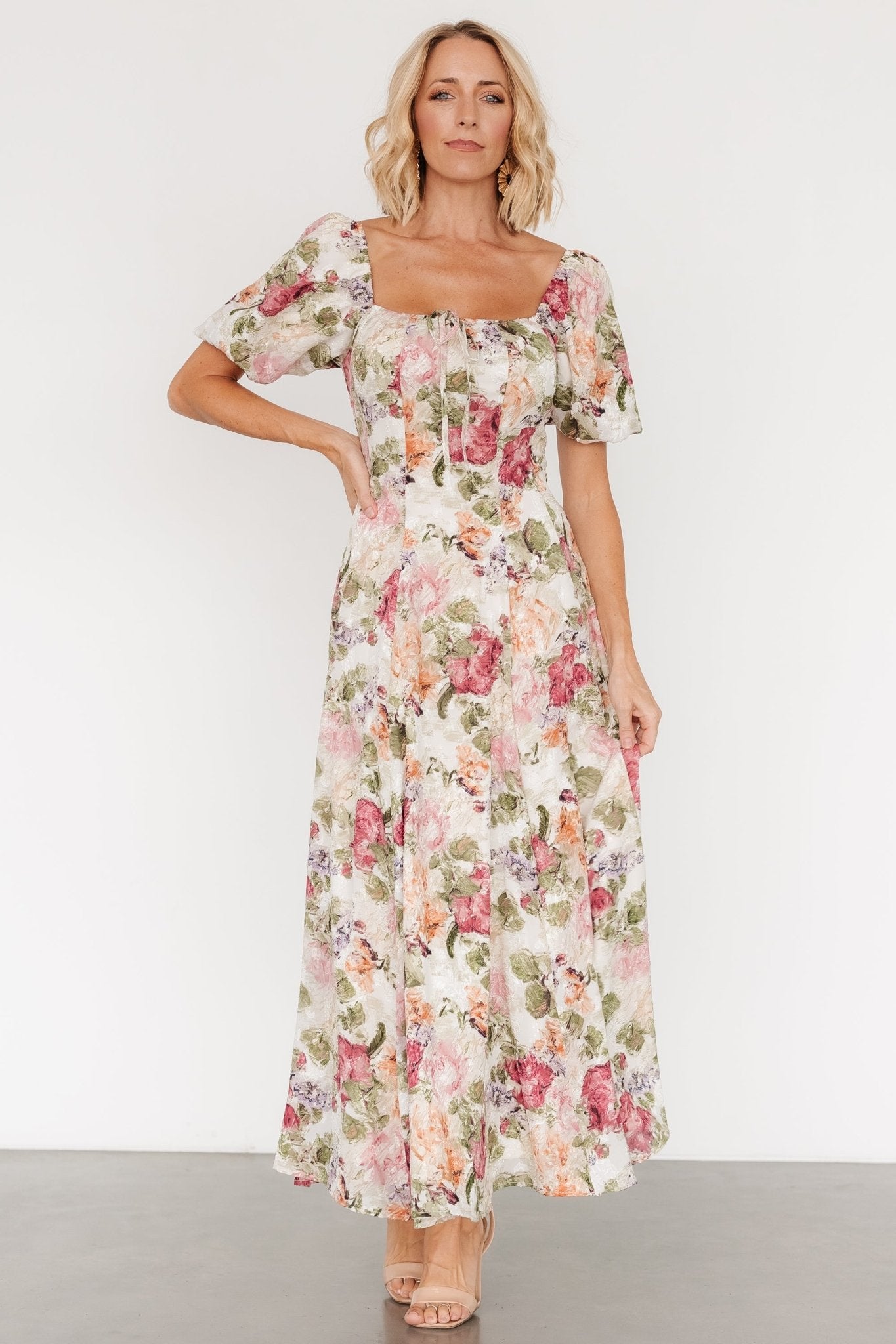 Raelynn Maxi Dress | Vintage Floral - Baltic Born
