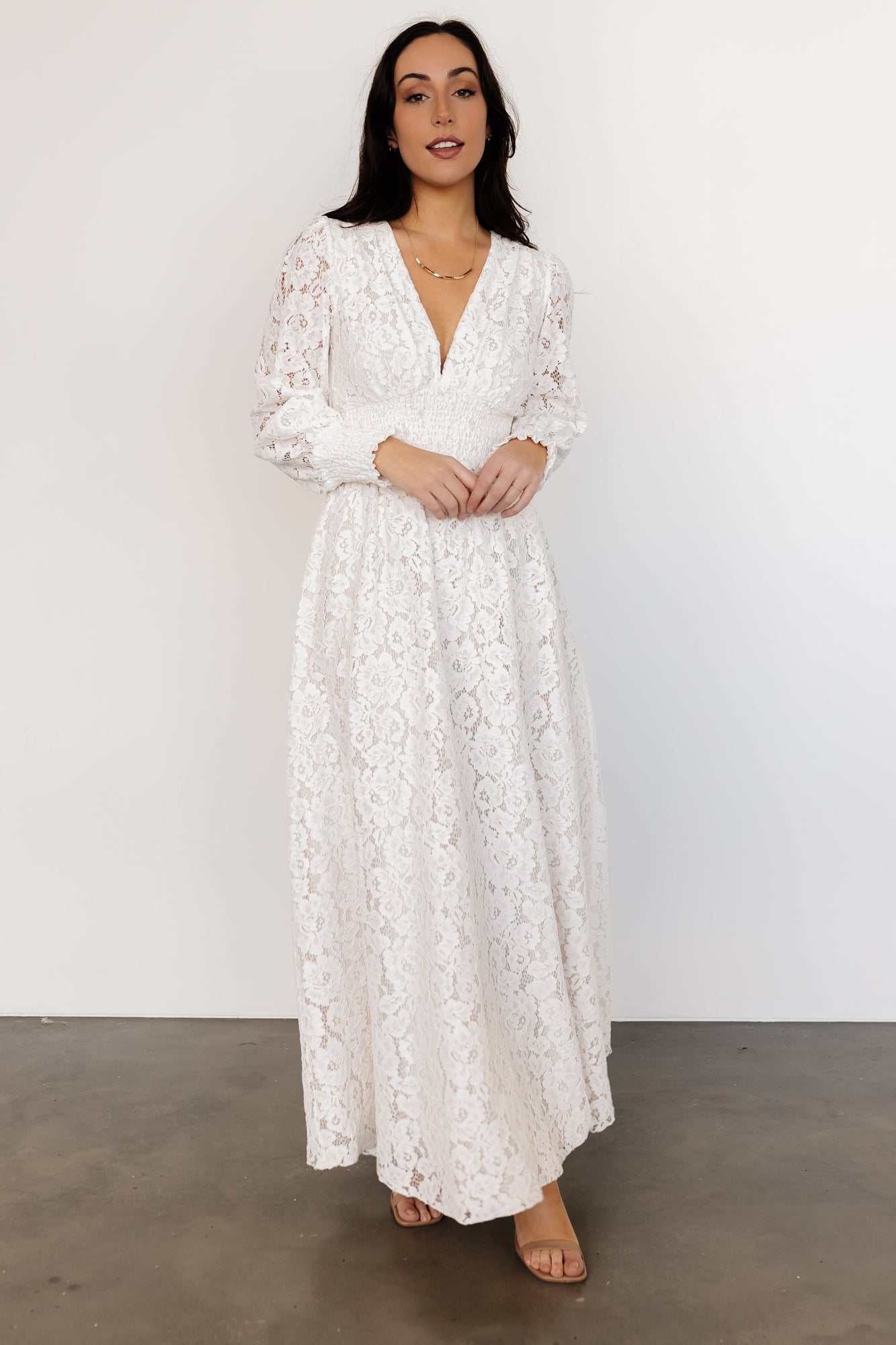 Aphrodite Lace Maxi Dress