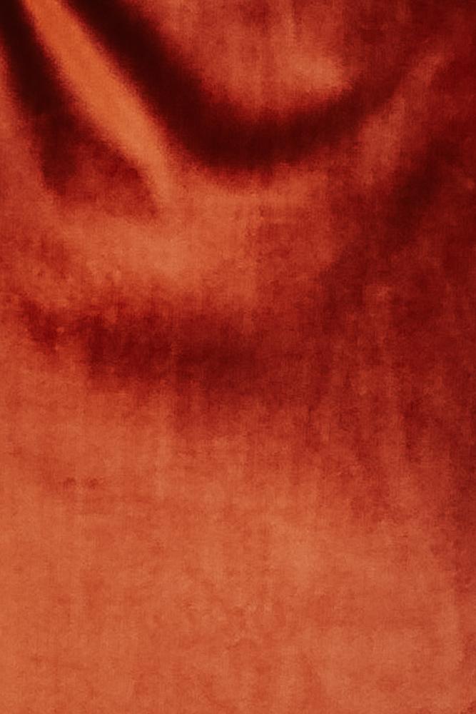 Fabric Swatch - Meghan Velvet | Rust Fabric Swatch - Meghan Velvet | Rust
