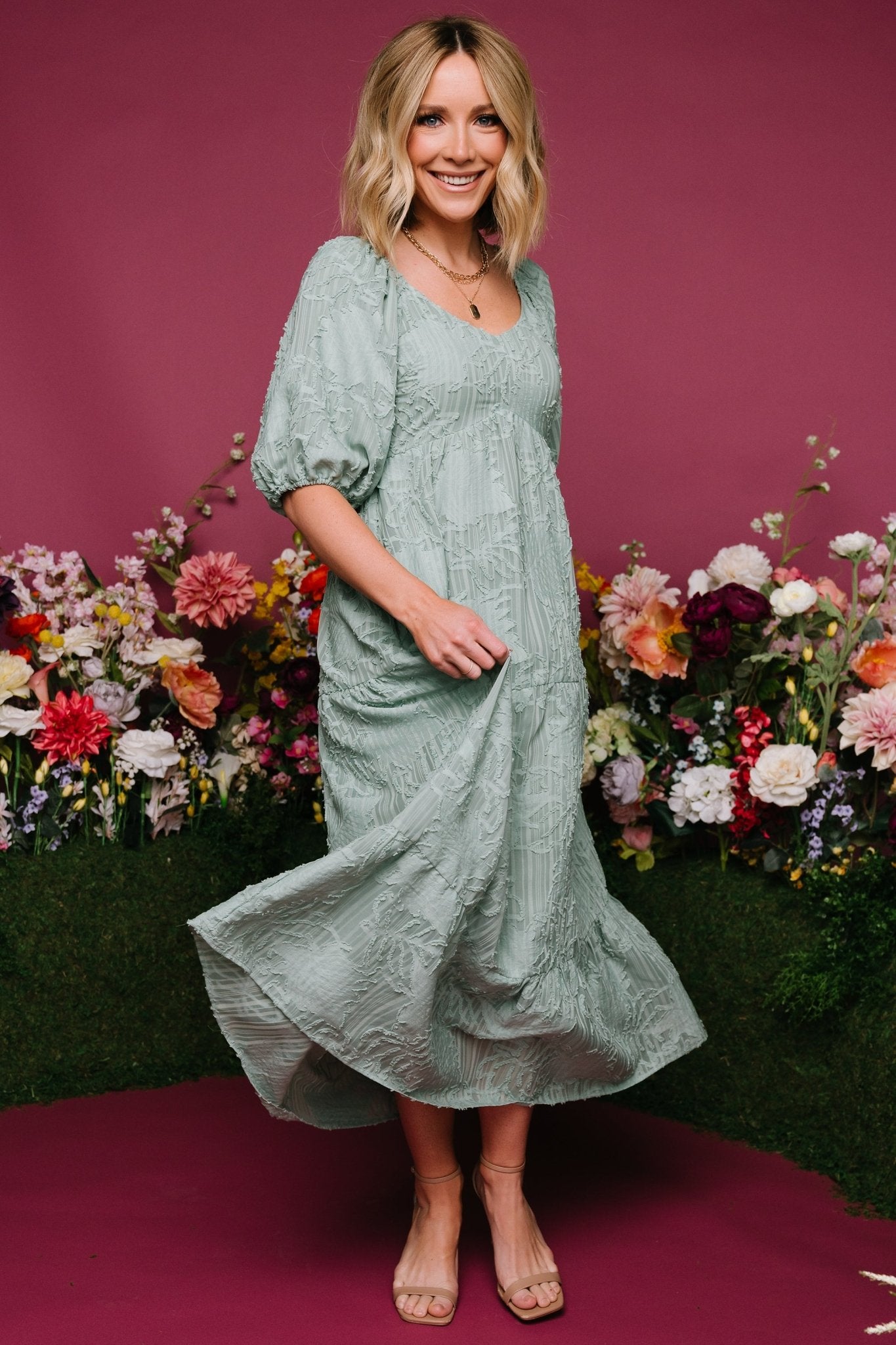 Baltic Born Womens Hayward Dress | Sage | Size: Xs Baltic Born Womens Hayward Dress | Sage | Size: Xs