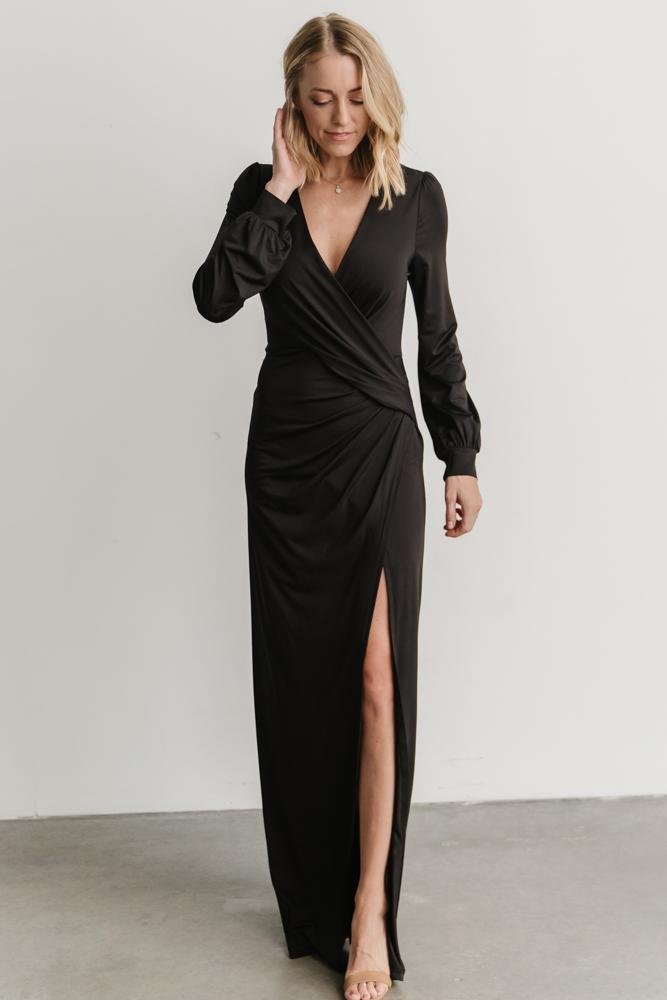 Arianna Maxi Dress, Black