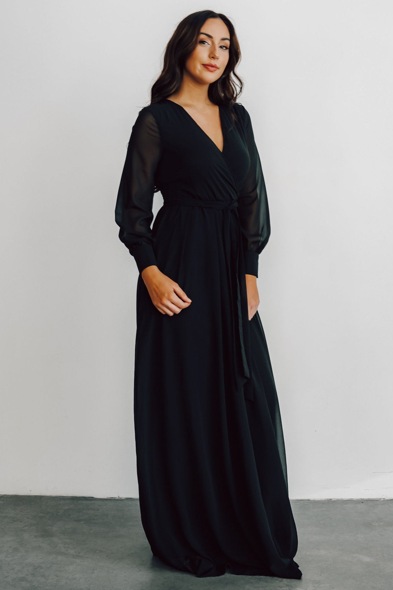 Arianna Maxi Dress, Black