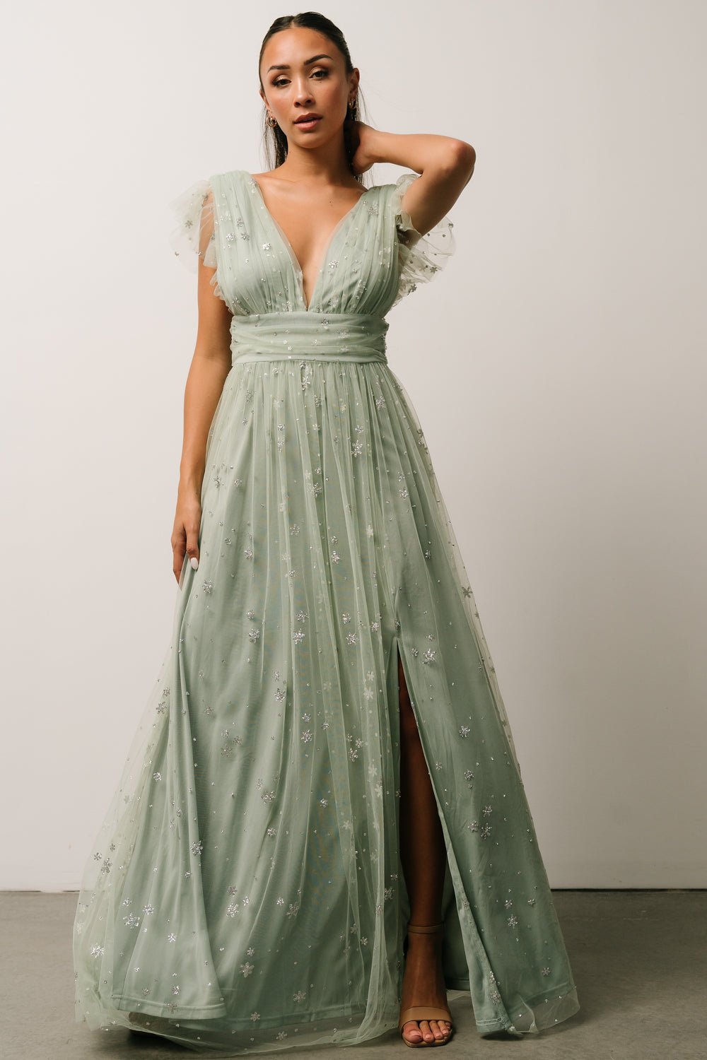 Silver sage maxi dress Clearance