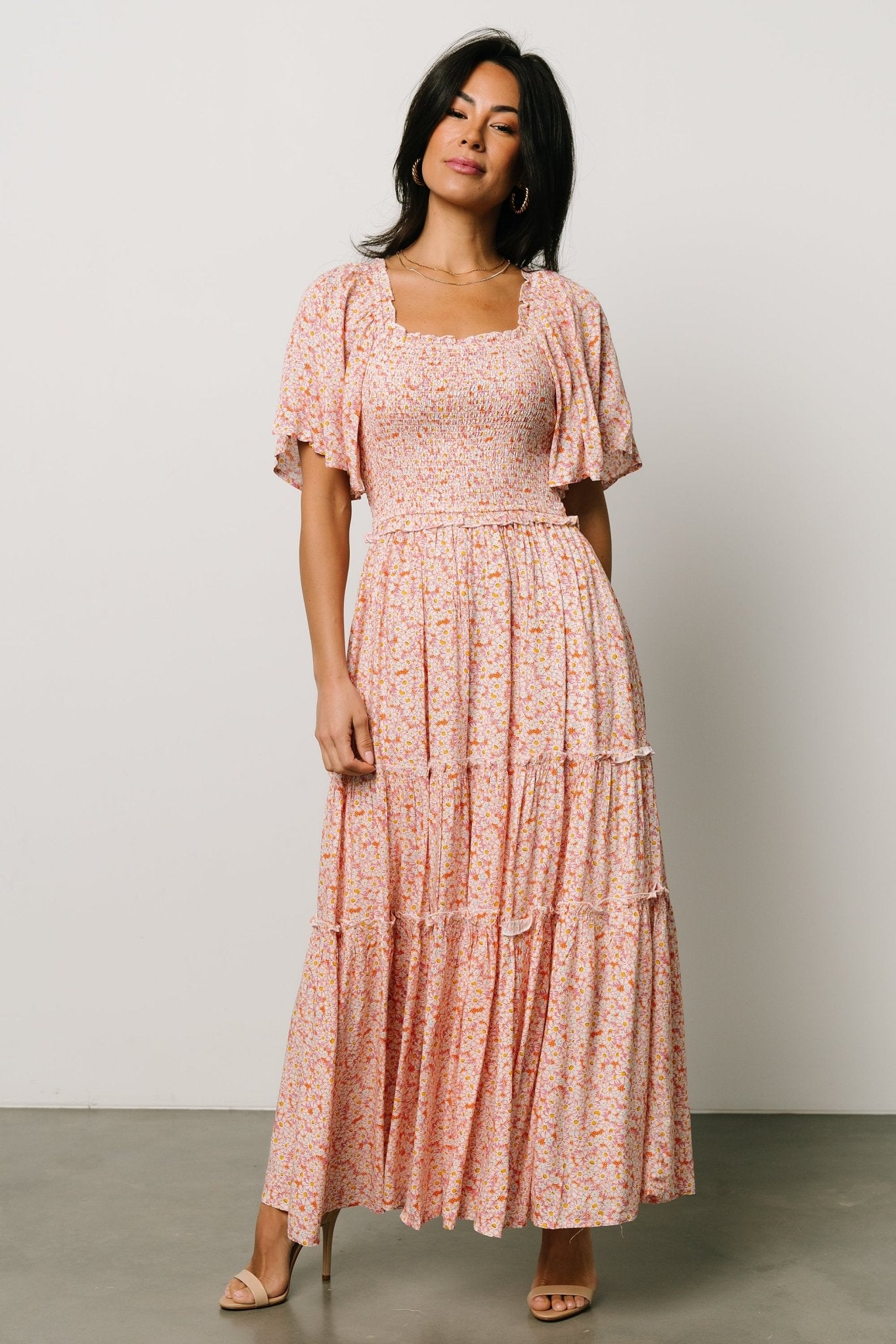 White Floral Smocked Top Maxi Dress Cute Floral Dresses The Mint Julep Boutique Page Shop The White Floral Smocked Top Maxi Dress Cute Floral Dresses The Mint Julep Boutique Page Shop The