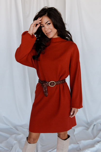 Jennings Sweater Dress | Red