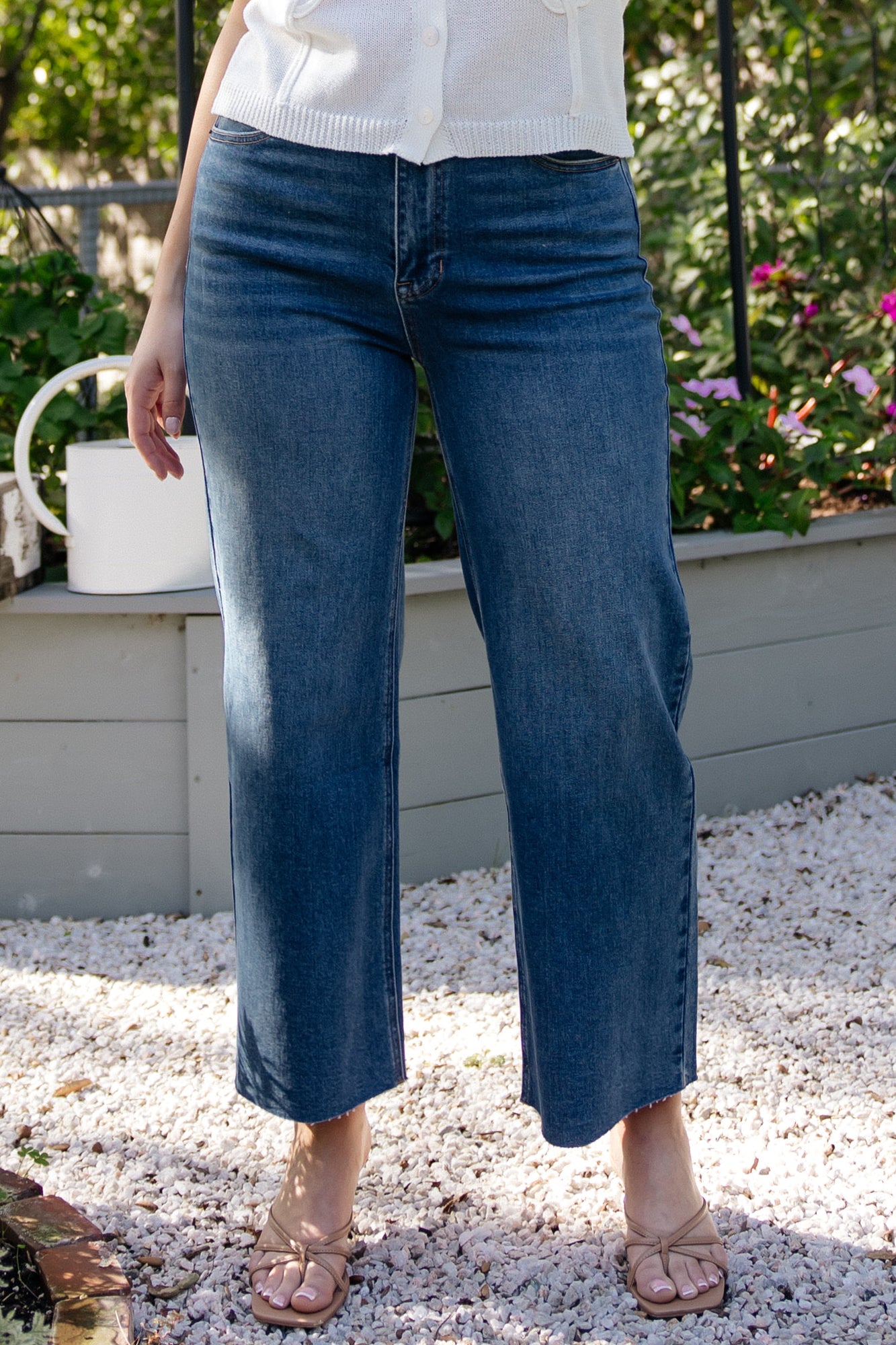 Kirby High Rise Wide Leg Jeans | Medium Wash