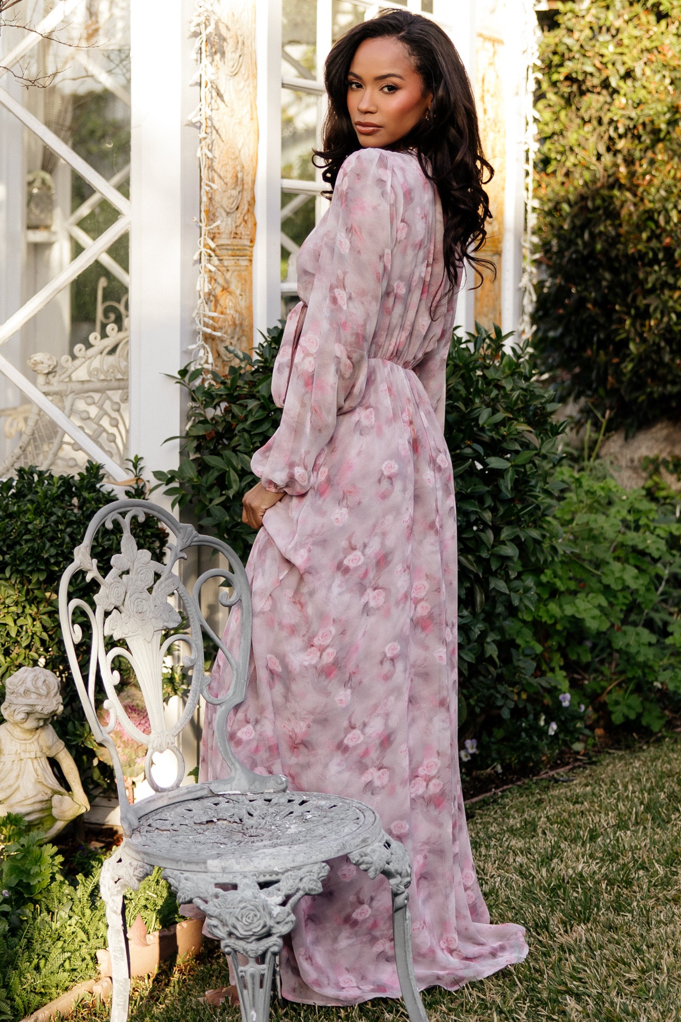 Ensley Maxi Dress | Dusty Rose Floral Ensley Maxi Dress | Dusty Rose Floral